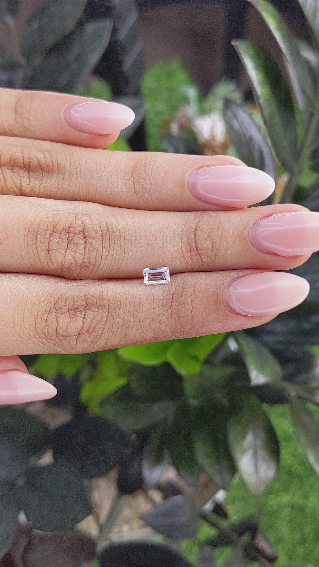 0.68 Ct. Topaz from Ceylon (Sri Lanka) Size Video