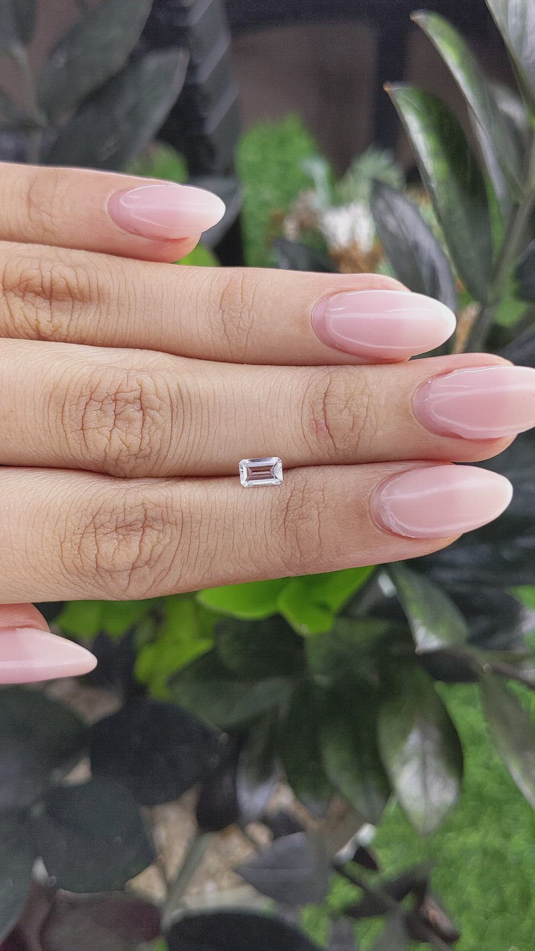 0.73 Ct. Topaz from Ceylon (Sri Lanka) Size Video