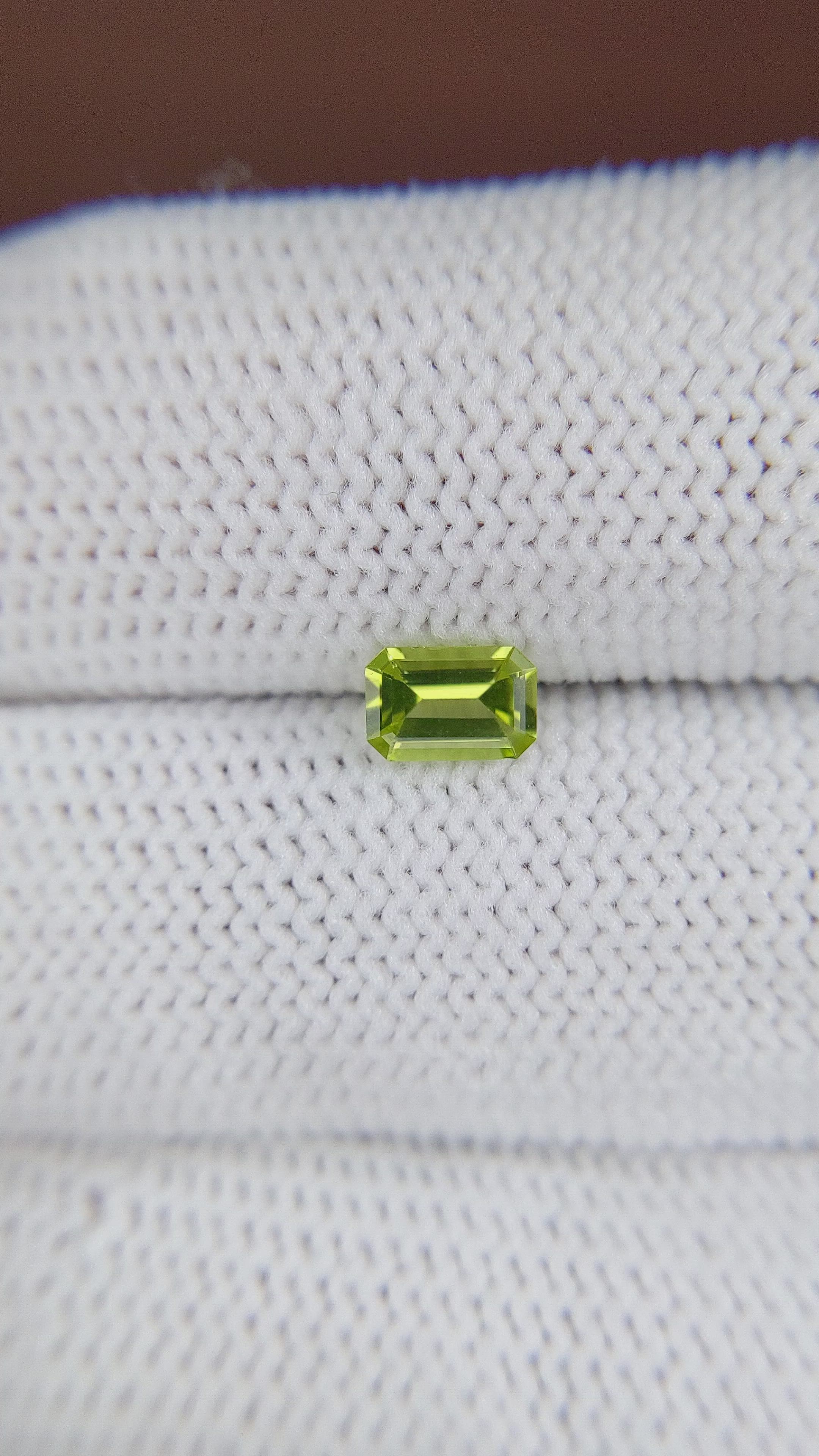 0.52 Ct. Peridot from Ceylon (Sri Lanka) Size Video