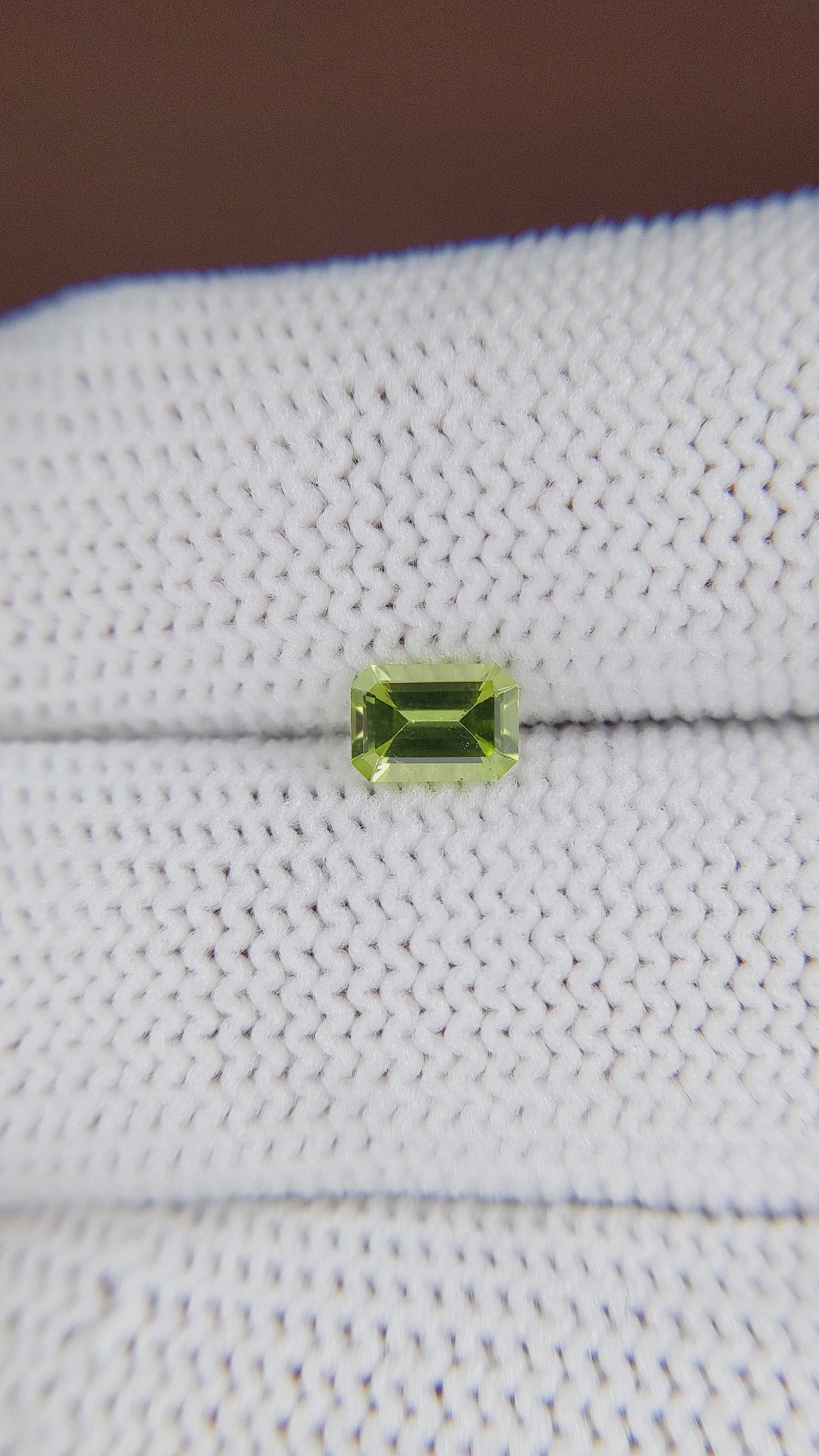 0.47 Ct. Peridot from Ceylon (Sri Lanka) Size Video