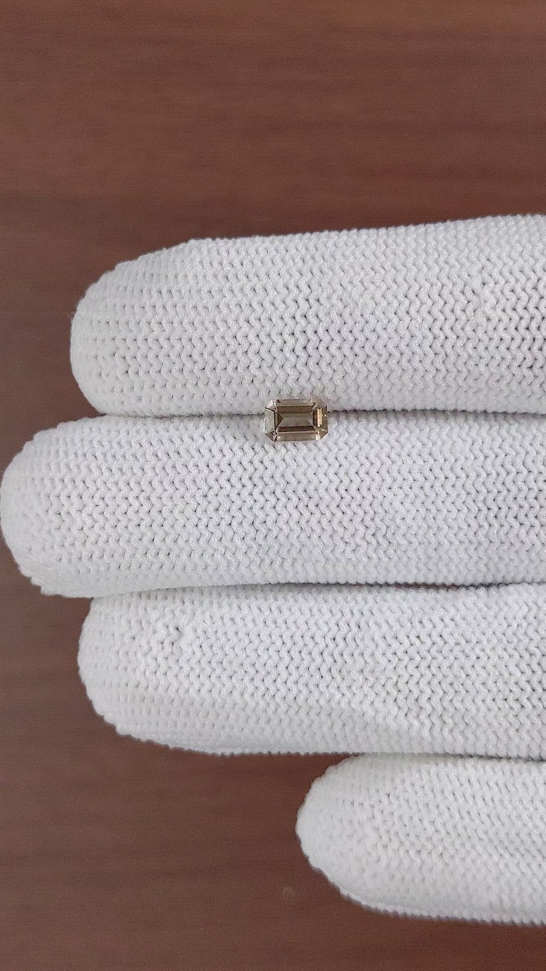 0.47 Ct. Smokey Quartz from Ceylon (Sri Lanka) Size Video