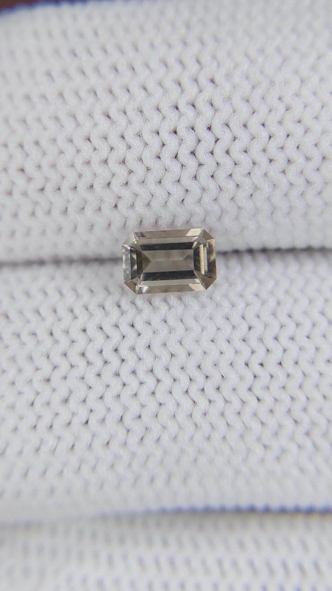 0.47 Ct. Smokey Quartz from Ceylon (Sri Lanka) Size Video