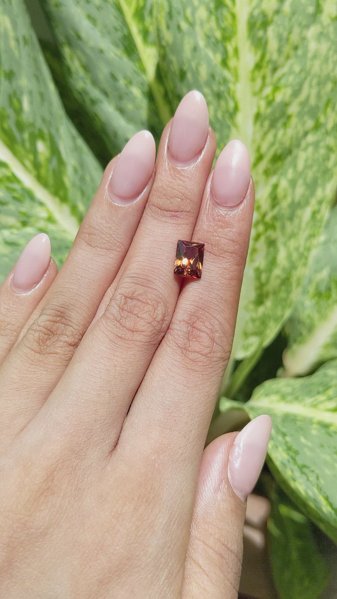 4.28 Ct. Smokey Quartz from Ceylon (Sri Lanka) Size Video