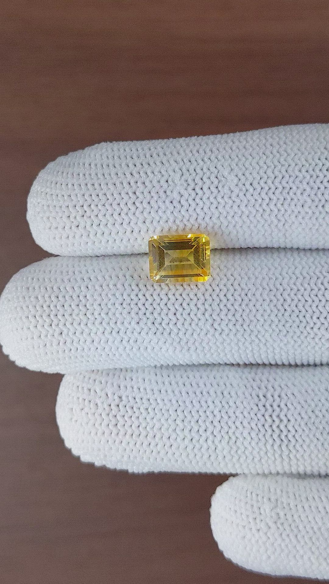 2.07 Ct. Citrine from Ceylon (Sri Lanka) Size Video