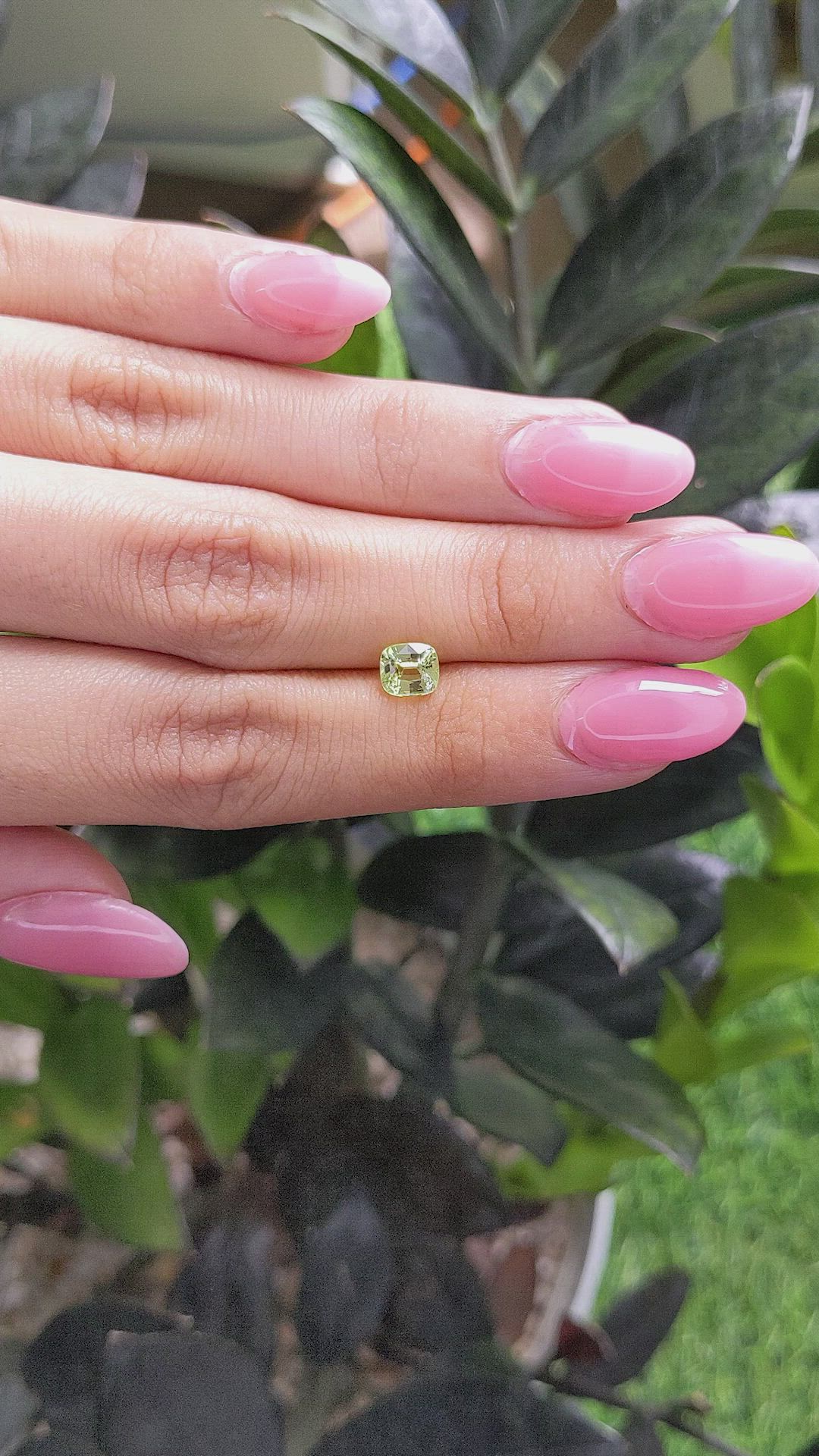 1.06 Ct. Chrysoberyl from Tanzania Size Video