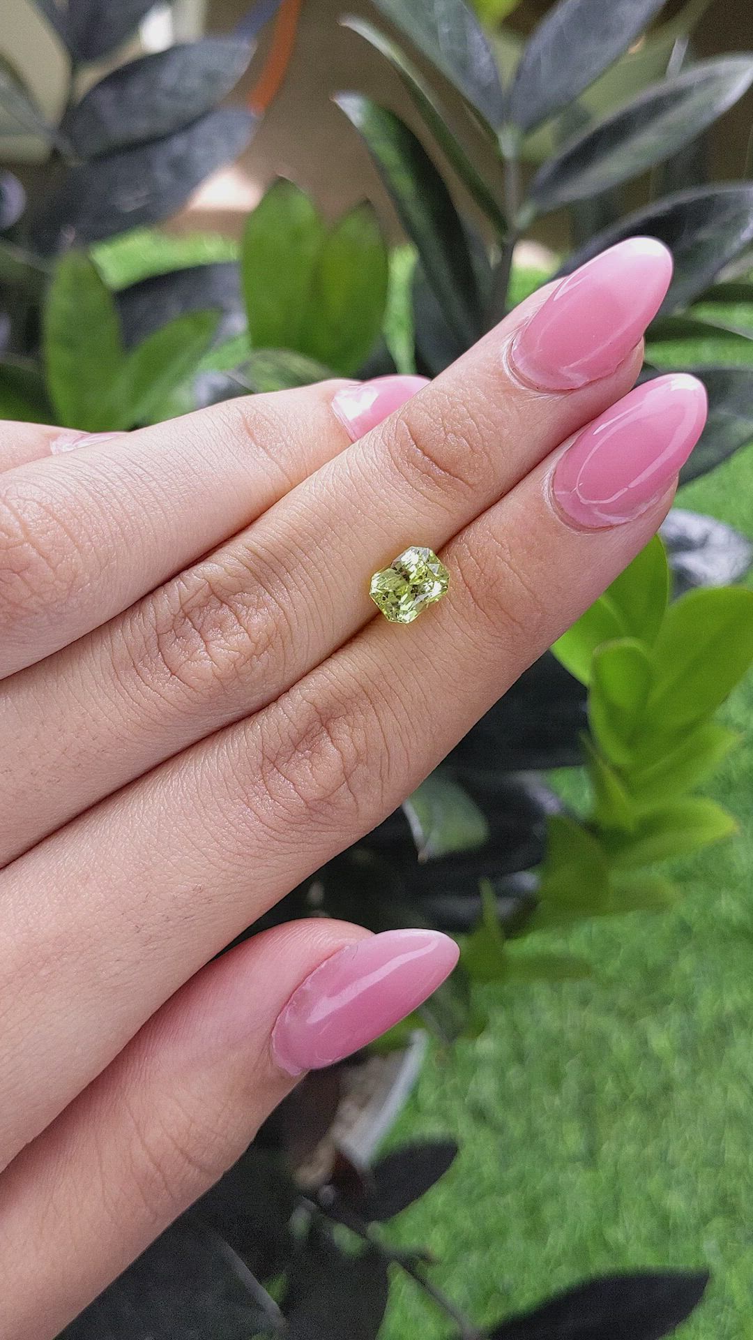 2.21 Ct. Chrysoberyl from Tanzania Size Video