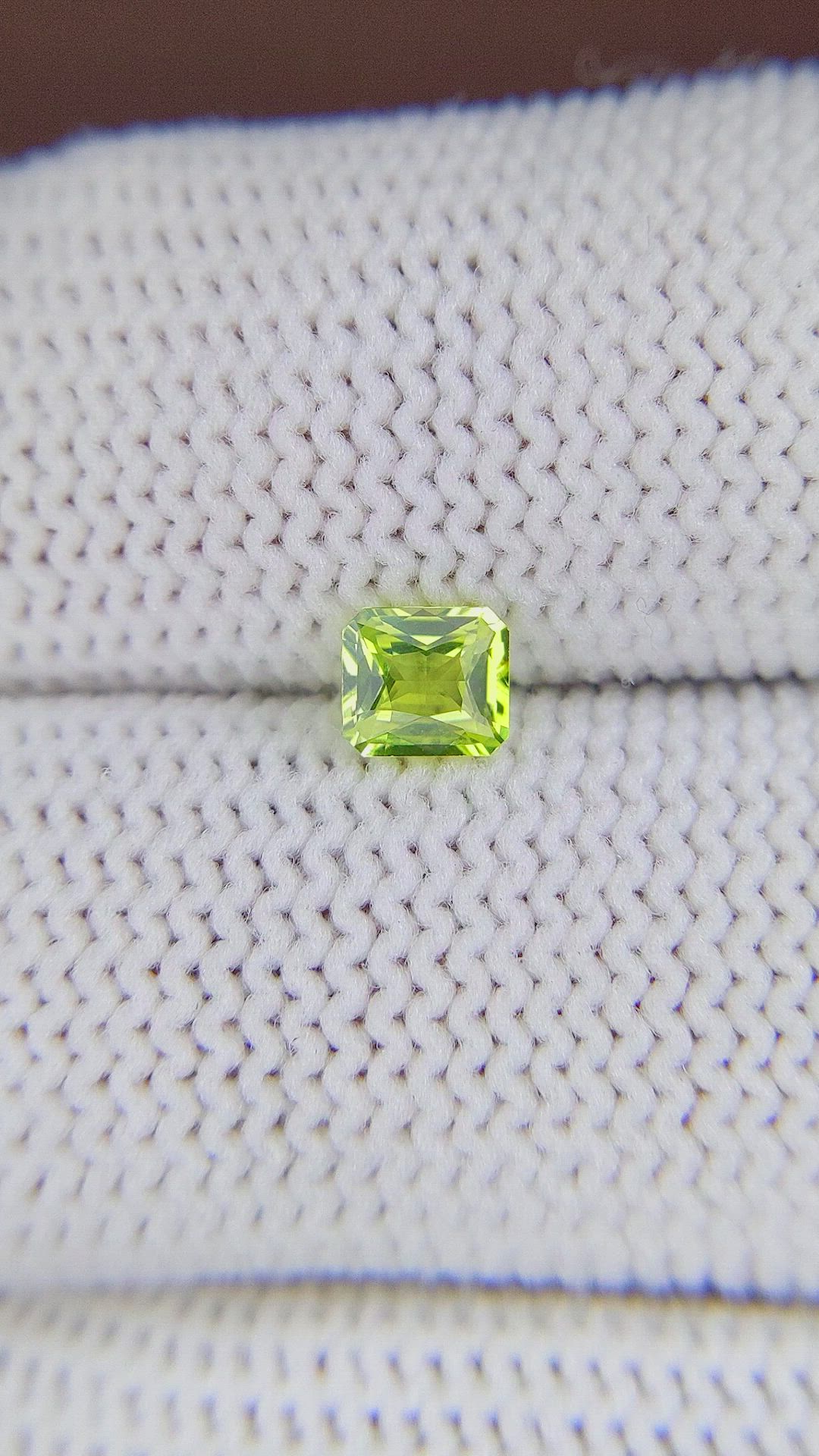 0.45 Ct. Chrysoberyl from Ceylon (Sri Lanka) Size Video
