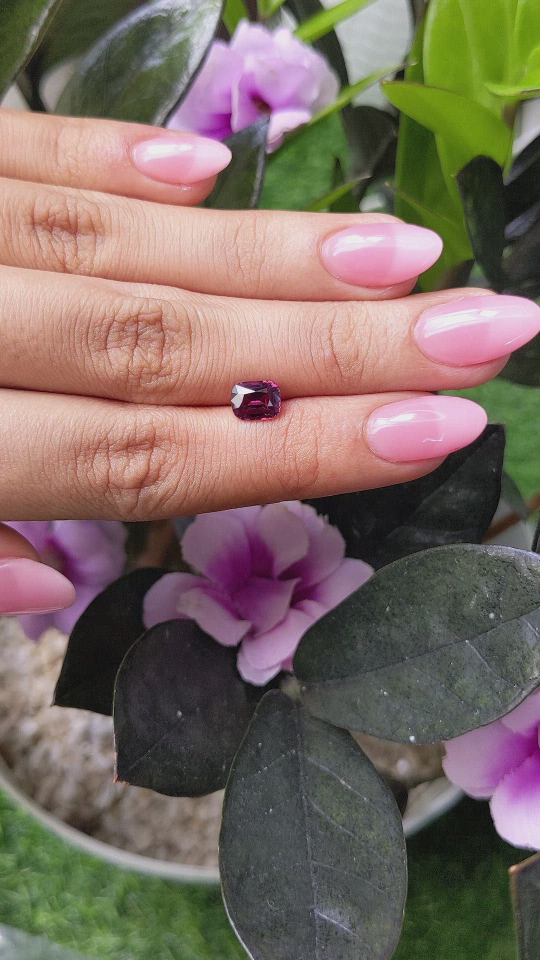 1.50 Ct. Spinel from Ceylon (Sri Lanka) Size Video