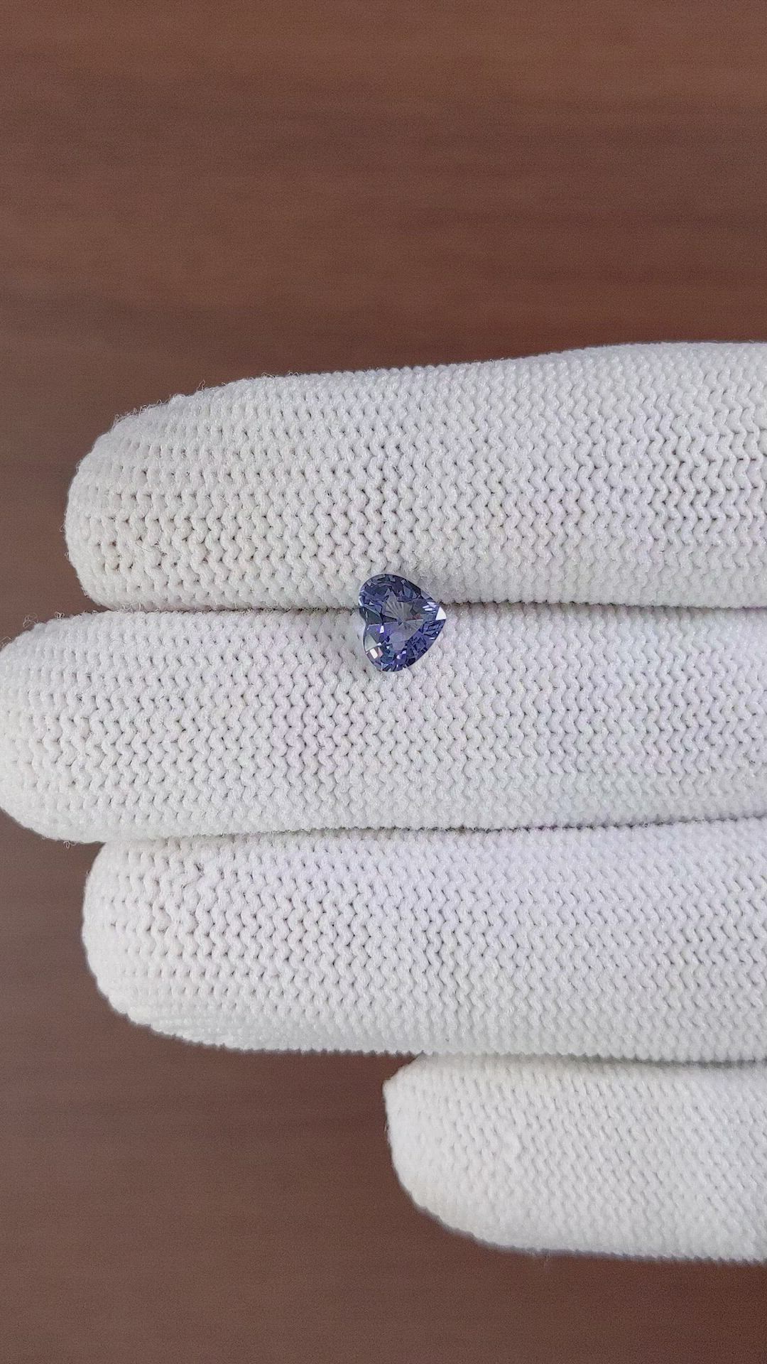 1.05 Ct. Spinel from Ceylon (Sri Lanka) Size Video