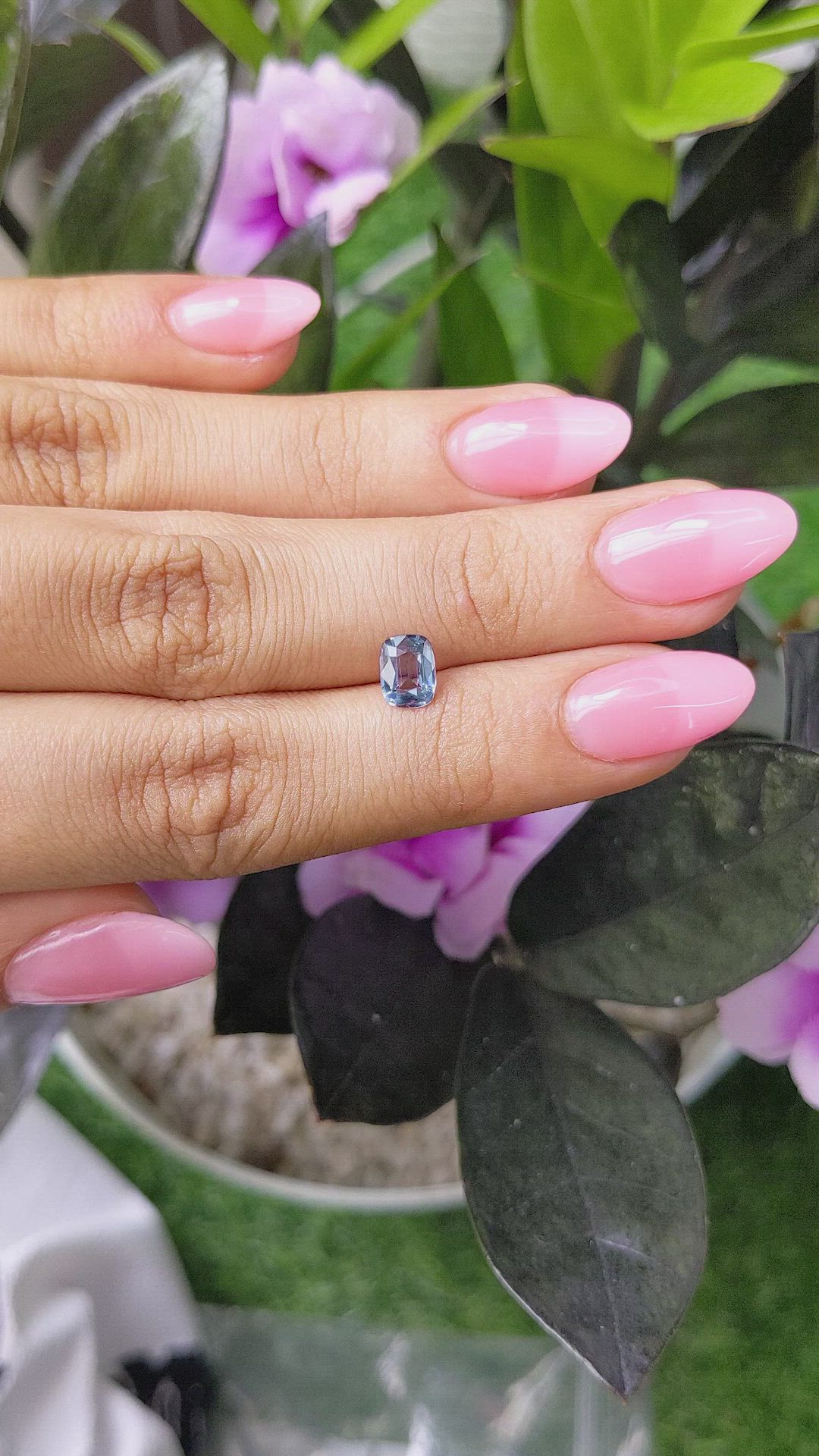 1.04 Ct. Spinel from Ceylon (Sri Lanka) Size Video