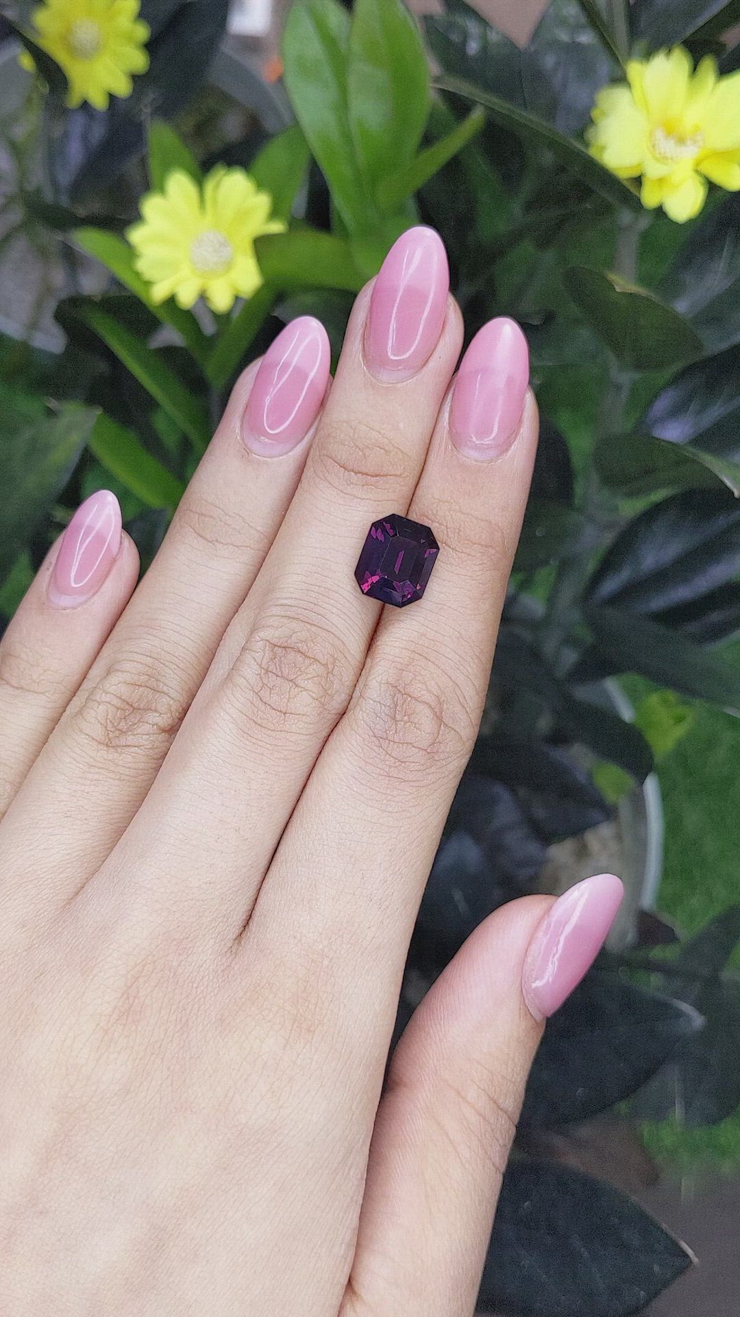 6.06 Ct. Spinel from Ceylon (Sri Lanka) Size Video