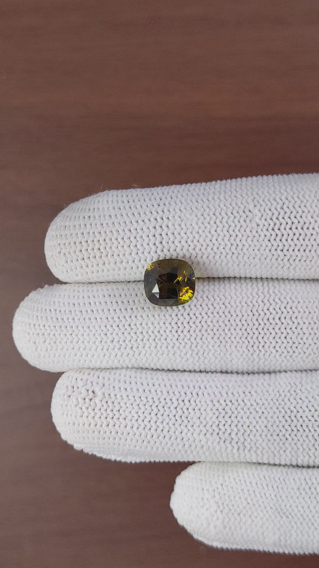 4.56 Ct. Chrysoberyl from Madagascar Size Video