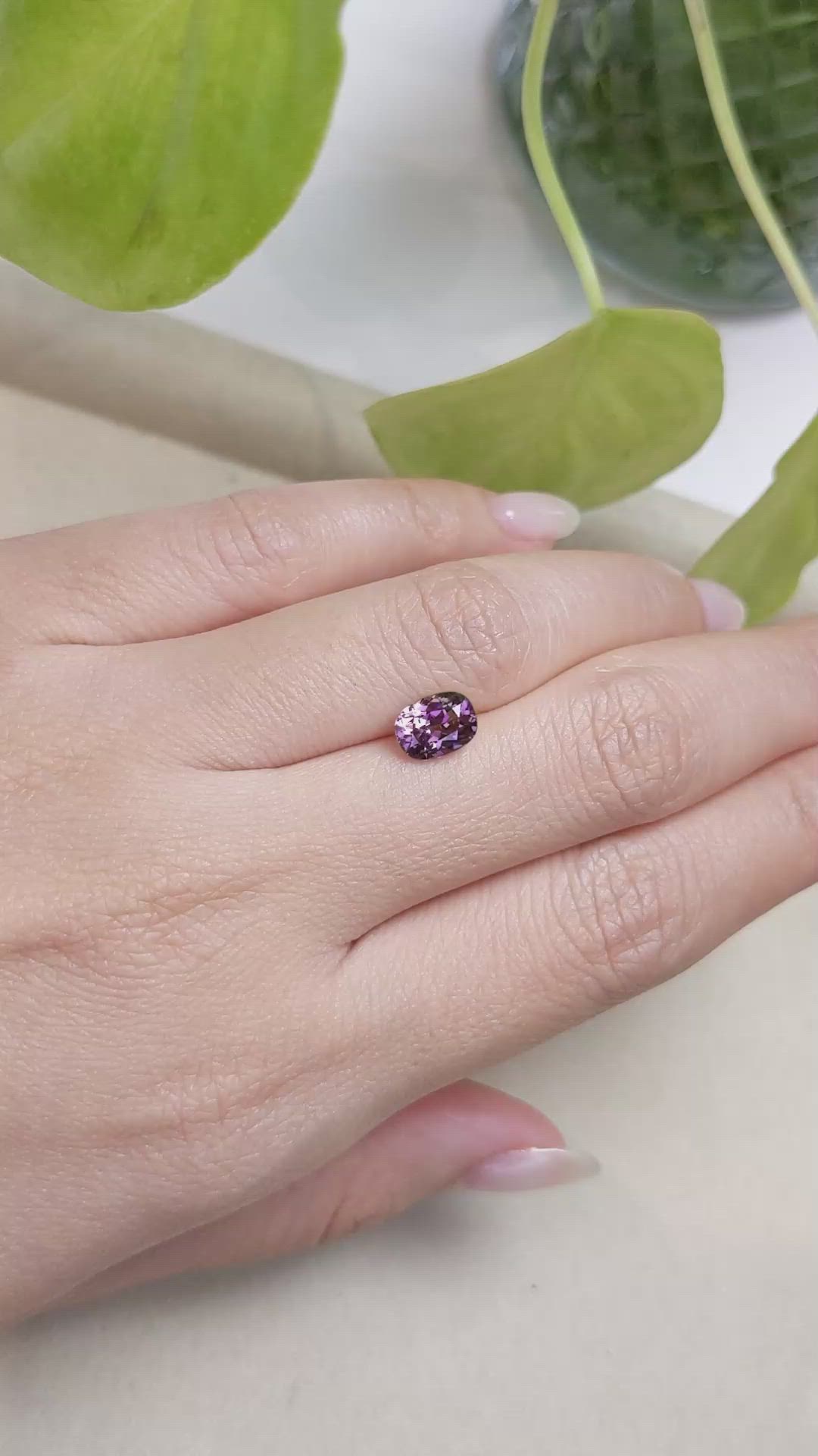 1.57 Ct. Spinel from Burma (Myanmar) Size Video
