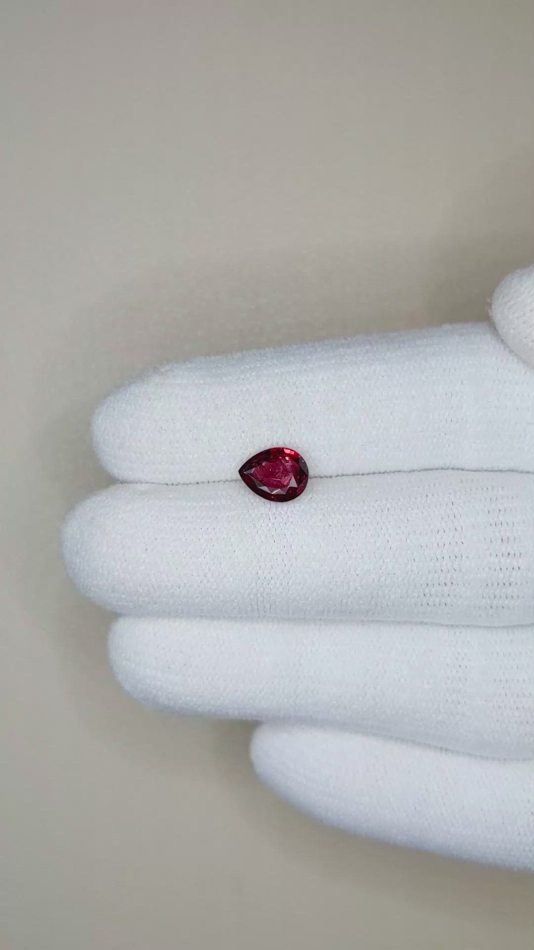 1.25 Ct. Spinel from Burma (Myanmar) Size Video