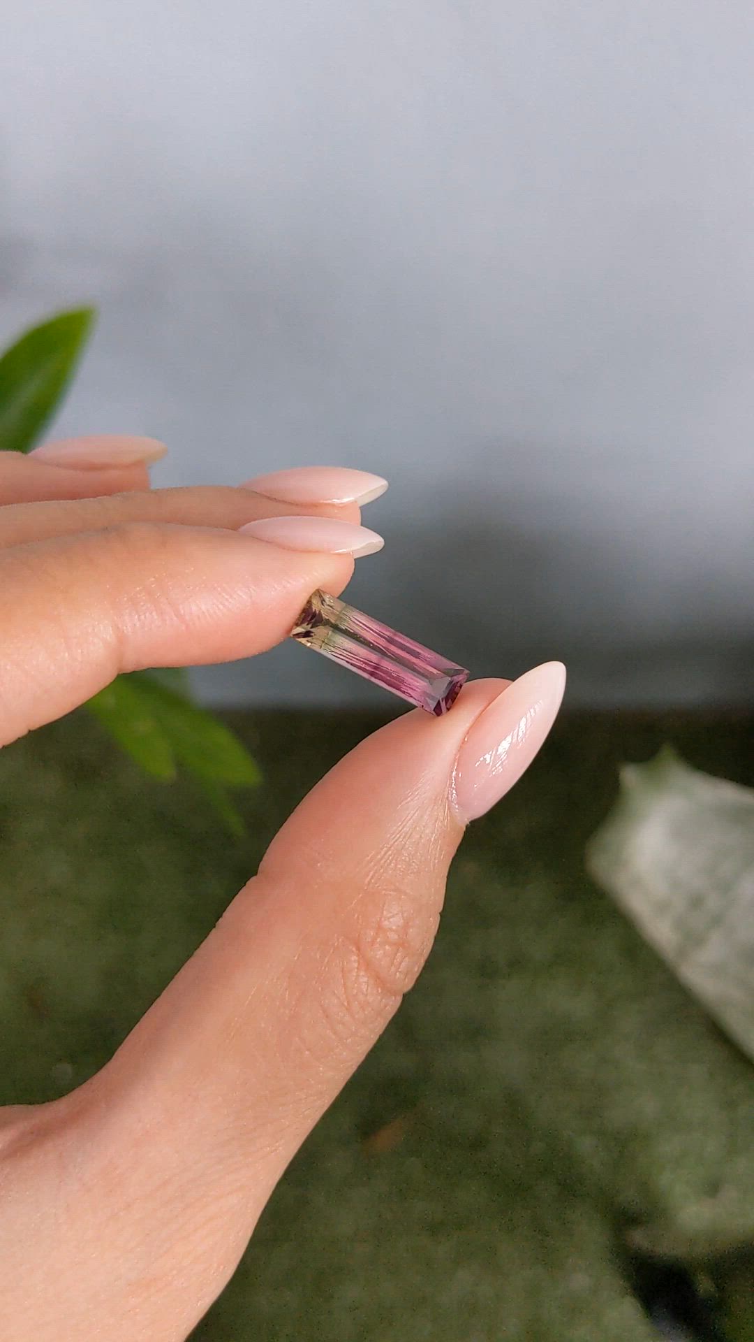 4.45 Ct. Multi Color Tourmaline from Mozambique Size Video