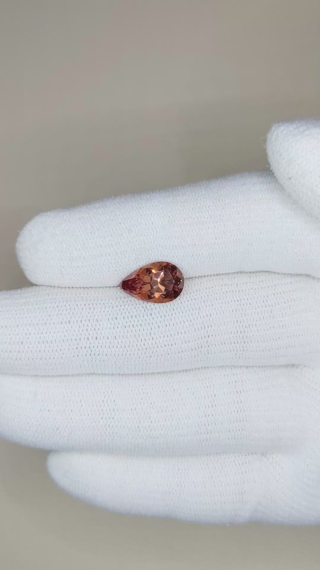 4.01 Ct. Zircon from Tanzania Size Video