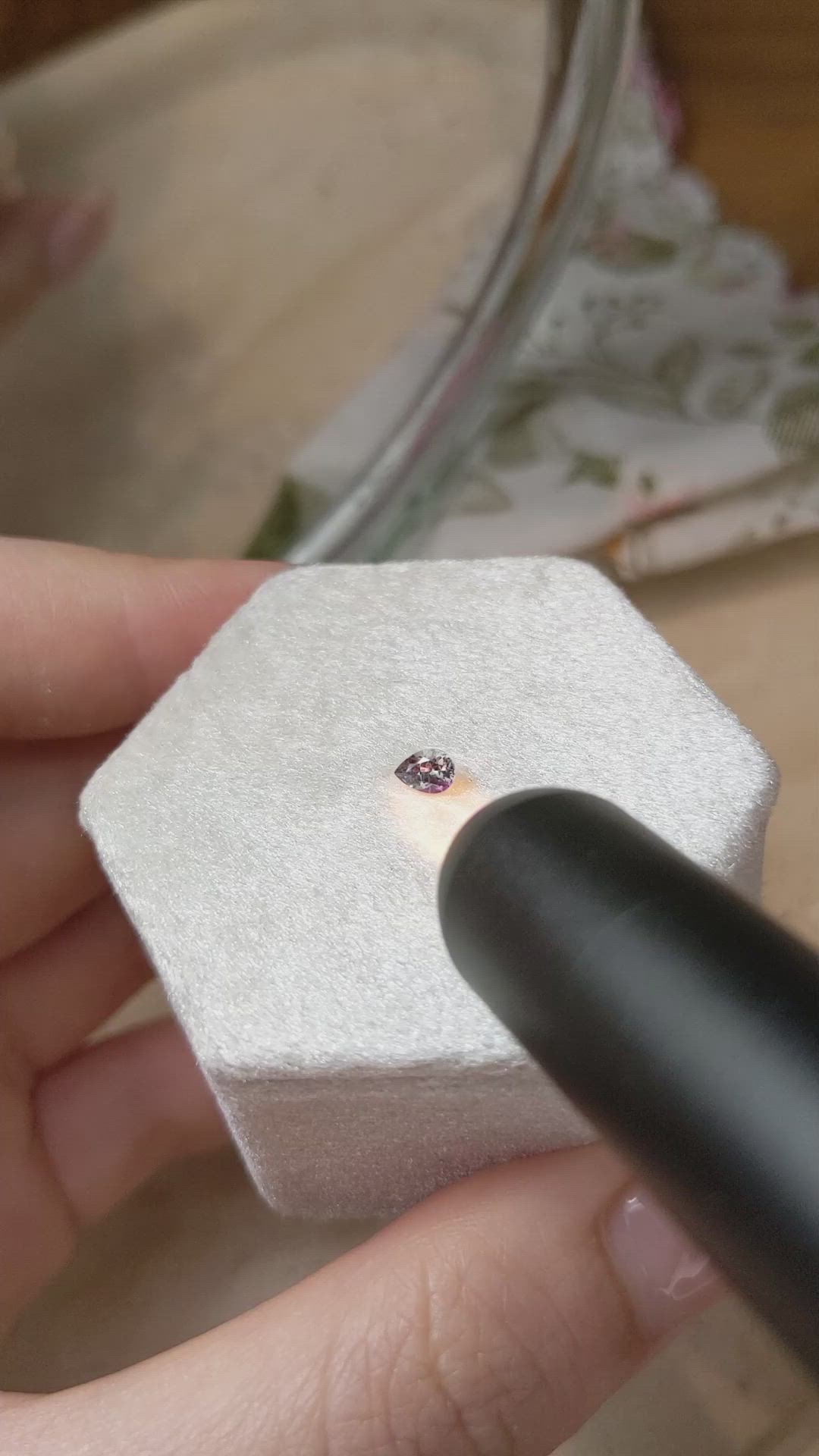 0.22 Ct. Alexandrite from Russia Size Video