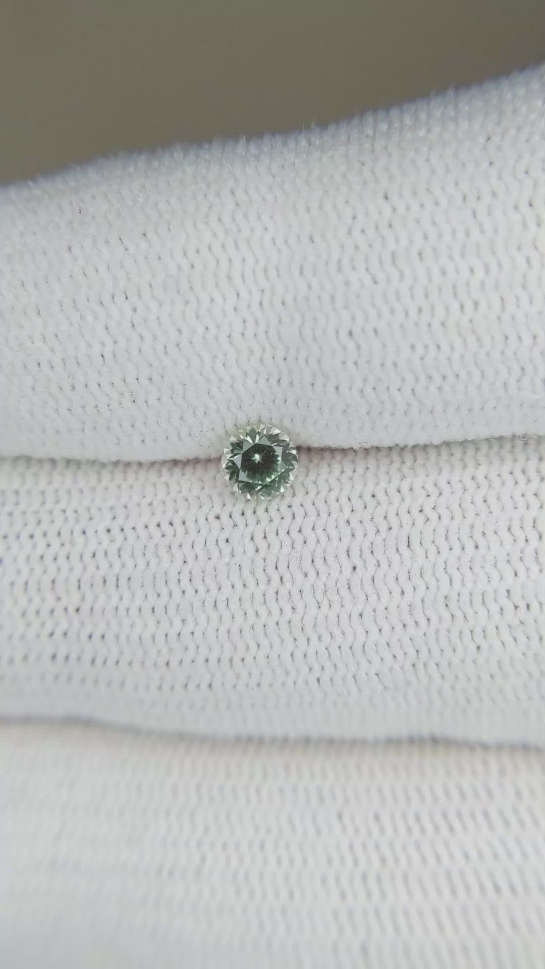 0.35 Ct. Chrysoberyl from Russia Size Video