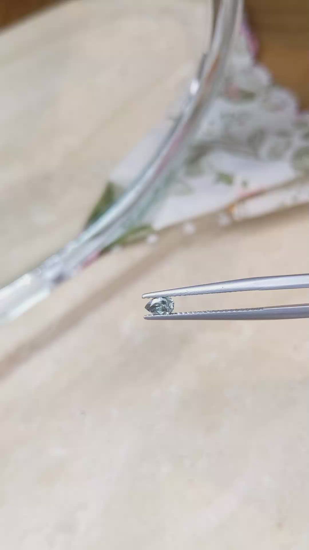 0.32 Ct. Alexandrite from Russia Size Video