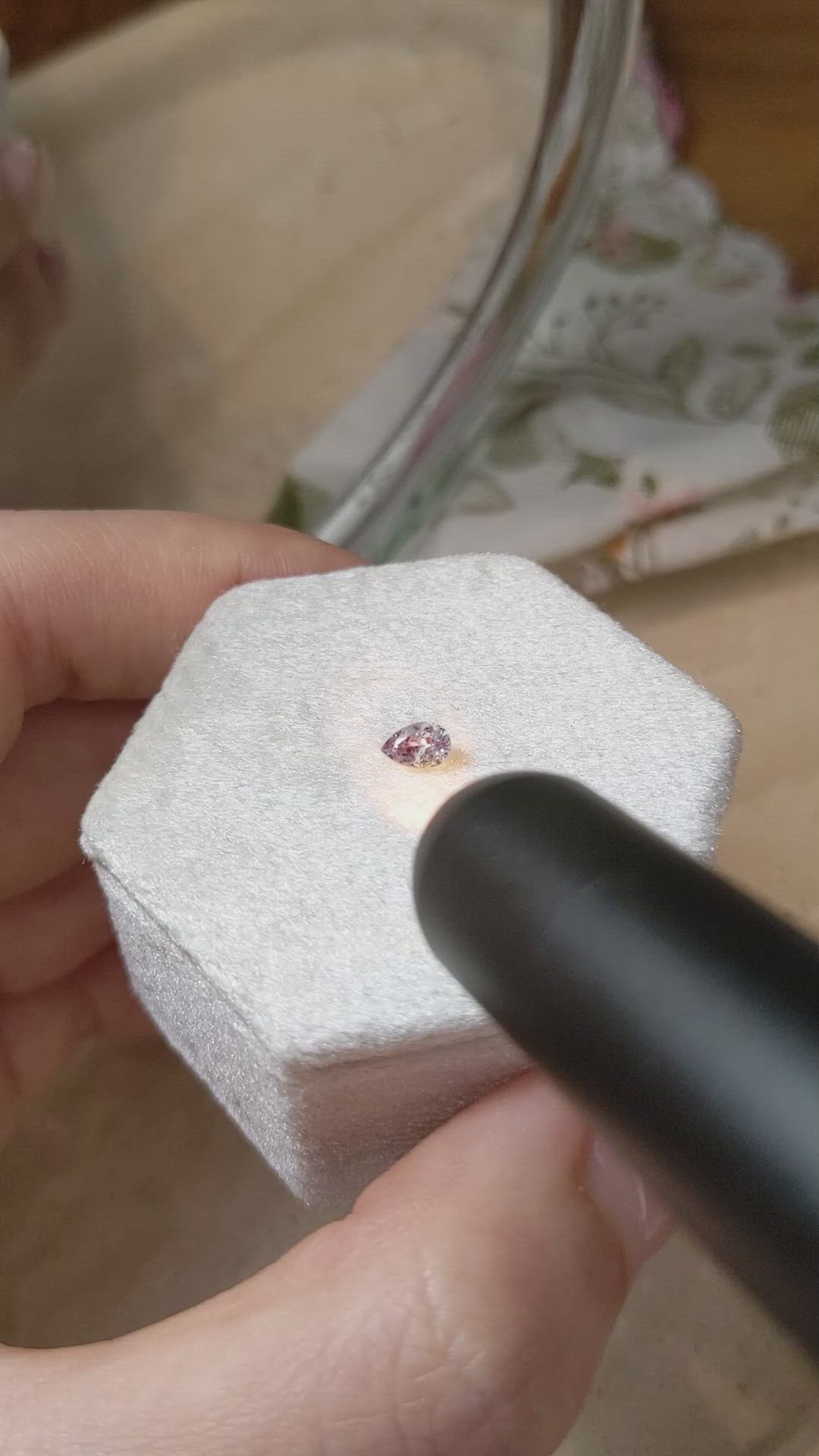 0.32 Ct. Alexandrite from Russia Size Video