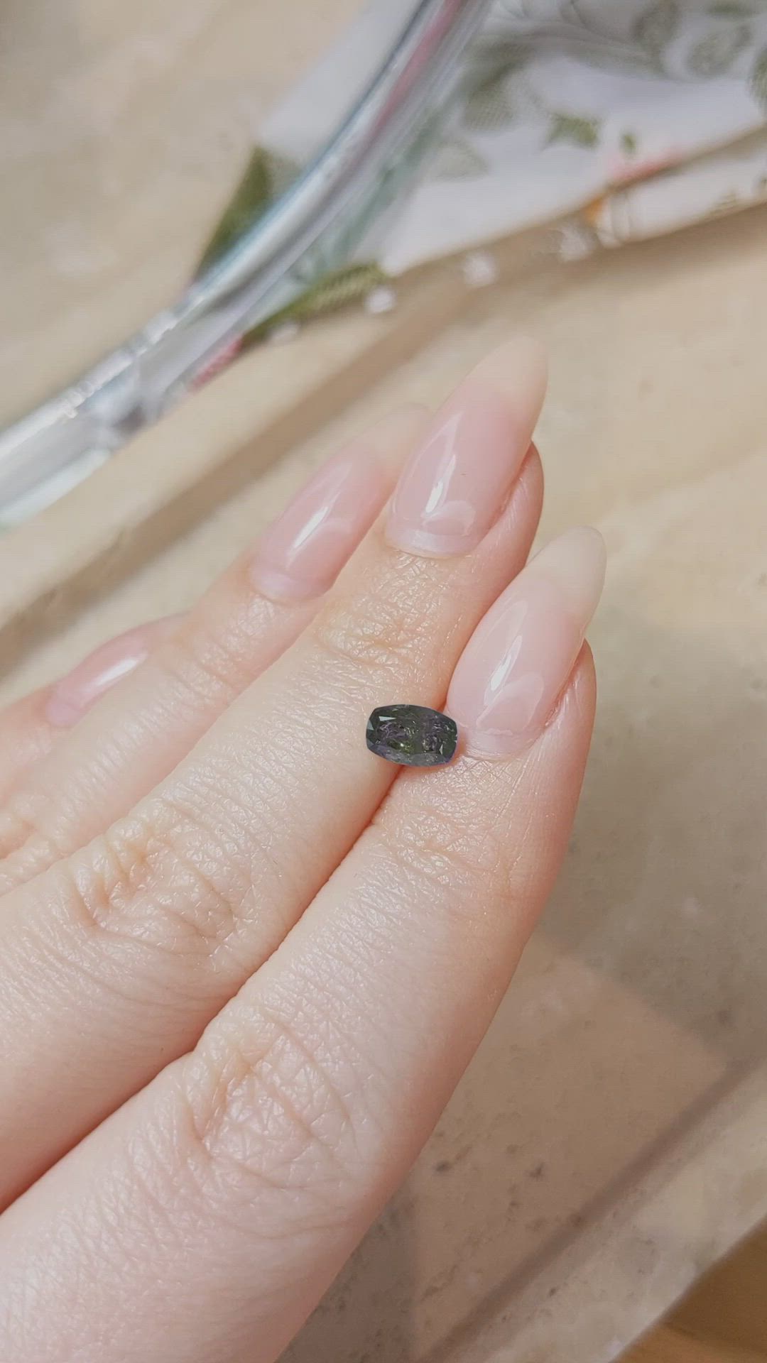 0.89 Ct. Alexandrite from Russia Size Video