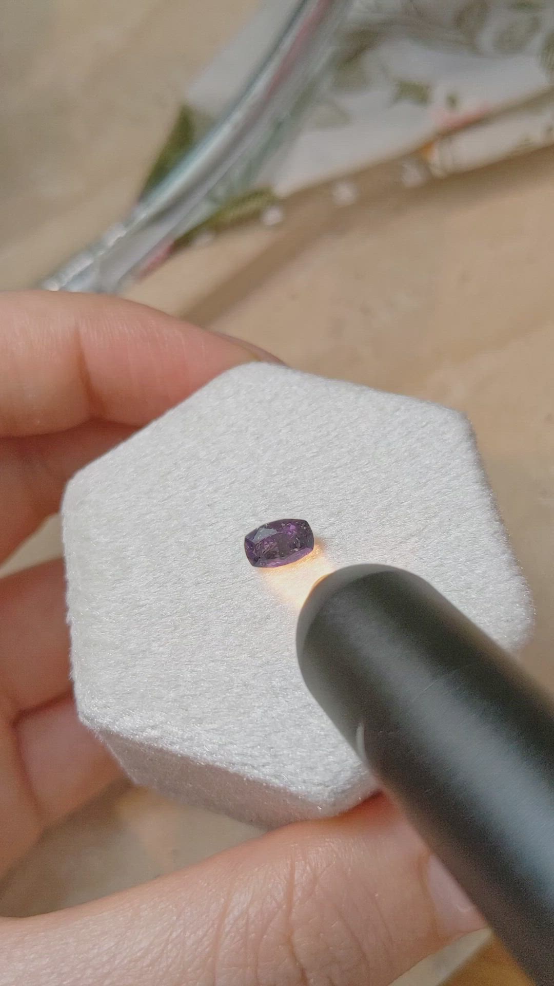 0.89 Ct. Alexandrite from Russia Size Video