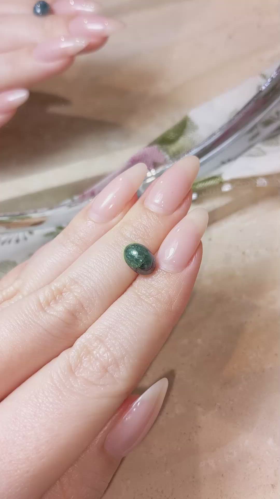 2.78 Ct. Cabochon Alexandrite from Russia Size Video