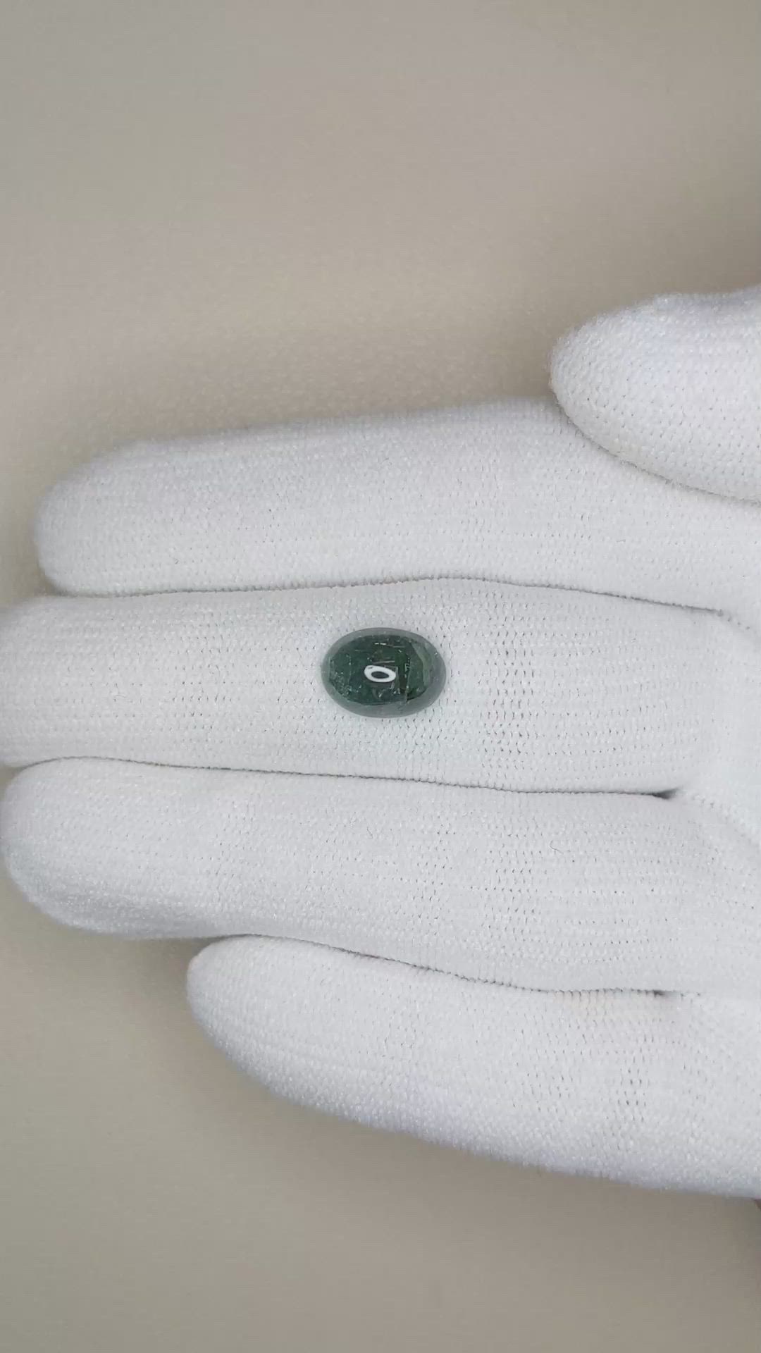 2.78 Ct. Cabochon Alexandrite from Russia Size Video