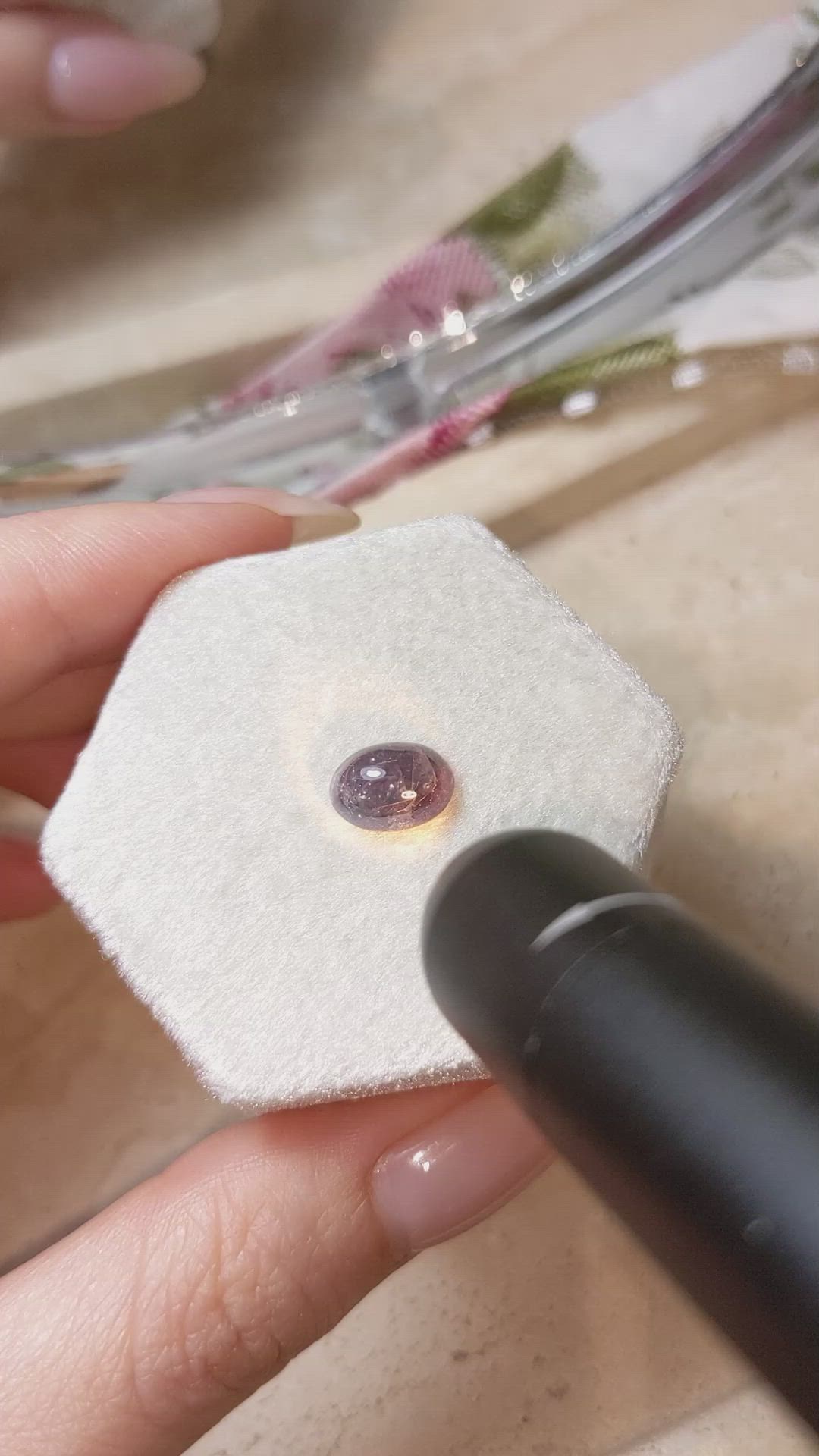 2.78 Ct. Cabochon Alexandrite from Russia Size Video