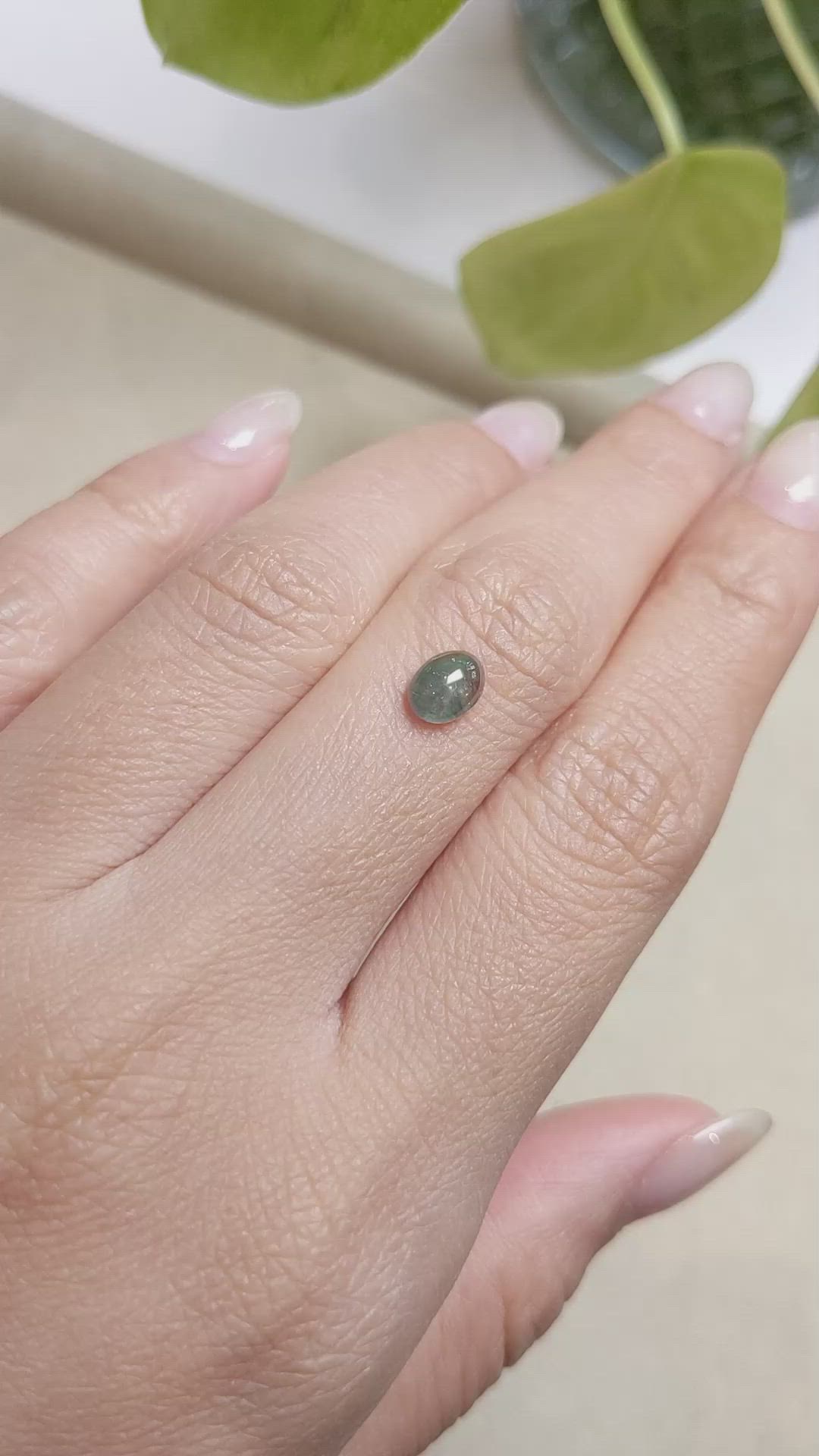 1.00 Ct. Cabochon Alexandrite from Russia Size Video