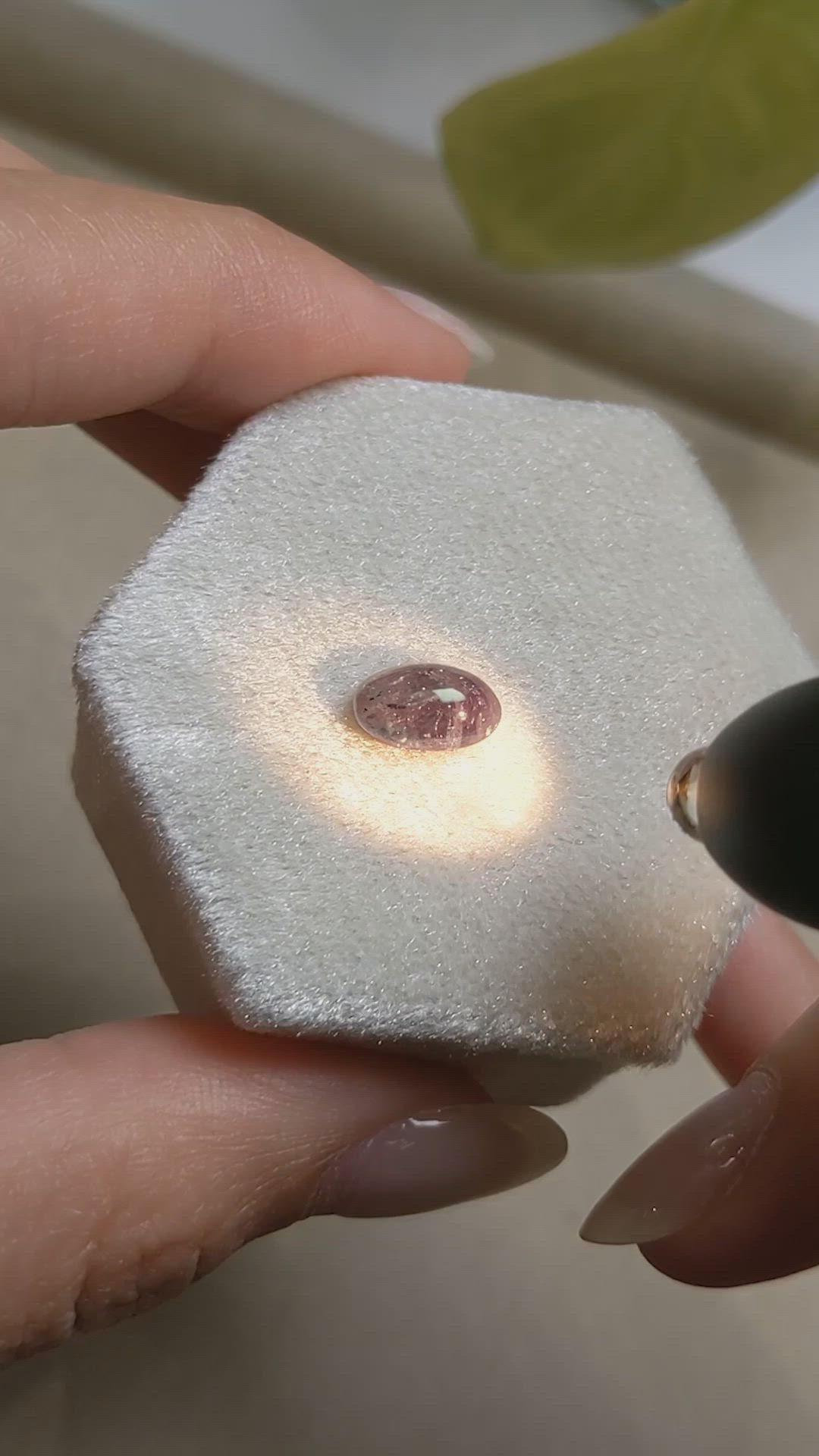 1.76 Ct. Cabochon Alexandrite from Russia Size Video