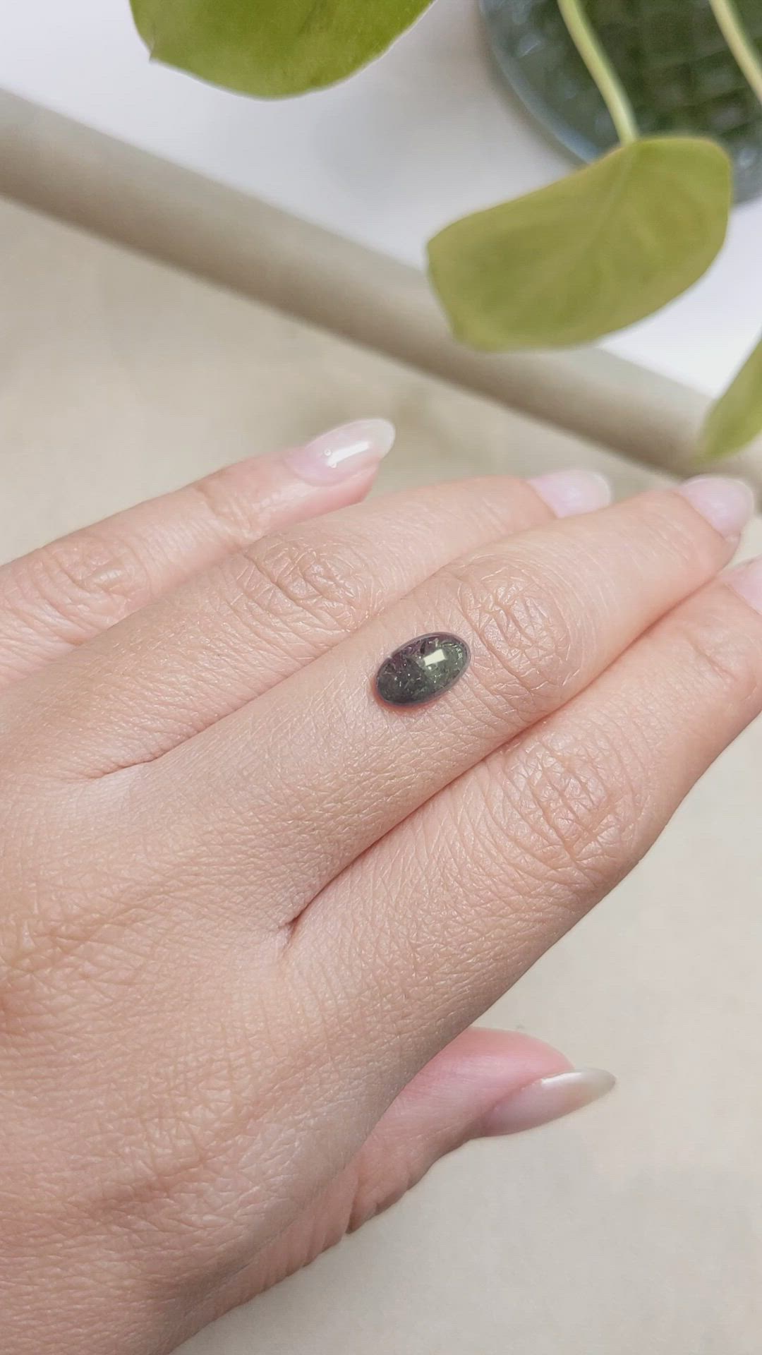 1.76 Ct. Cabochon Alexandrite from Russia Size Video