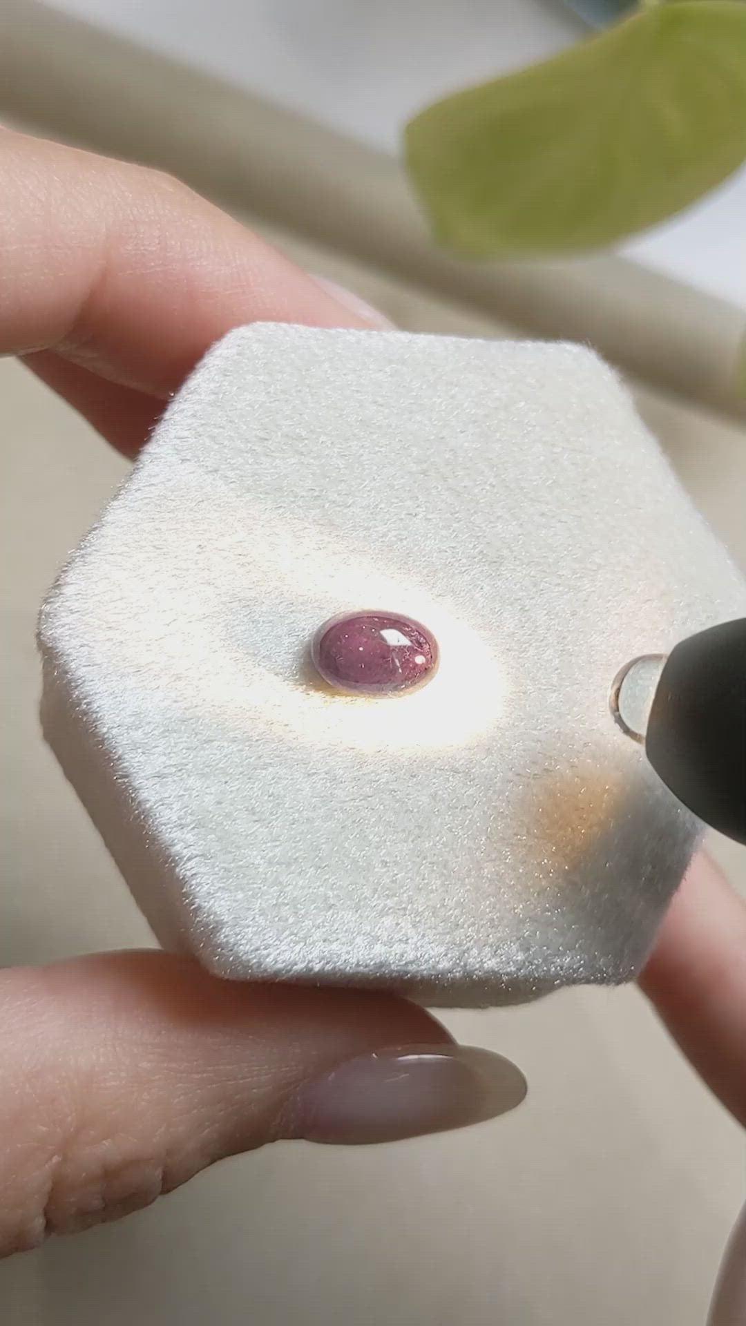 1.90 Ct. Cabochon Alexandrite from Russia Size Video