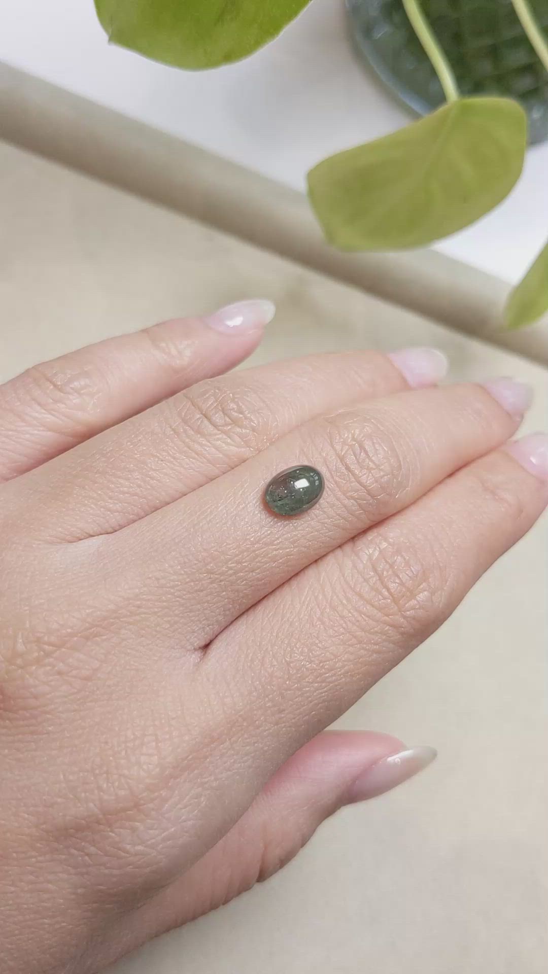 1.90 Ct. Cabochon Alexandrite from Russia Size Video