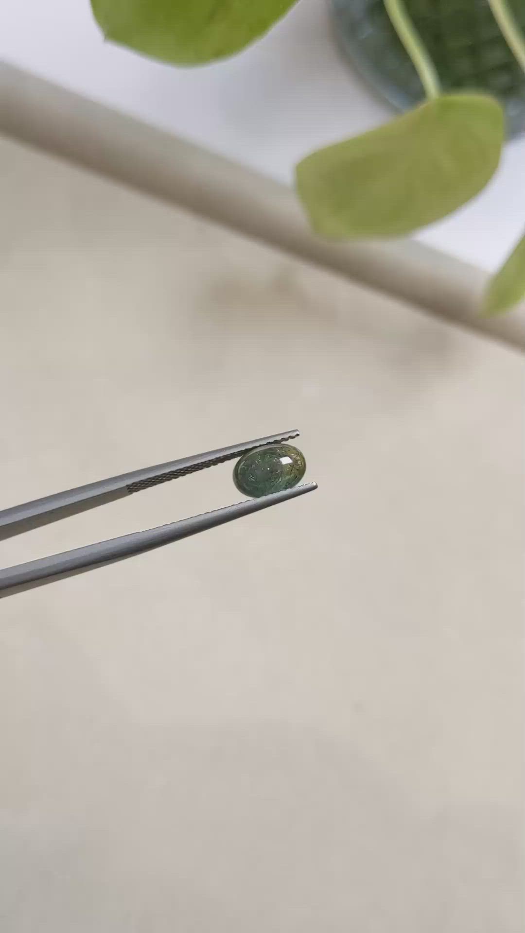 1.90 Ct. Cabochon Alexandrite from Russia Size Video