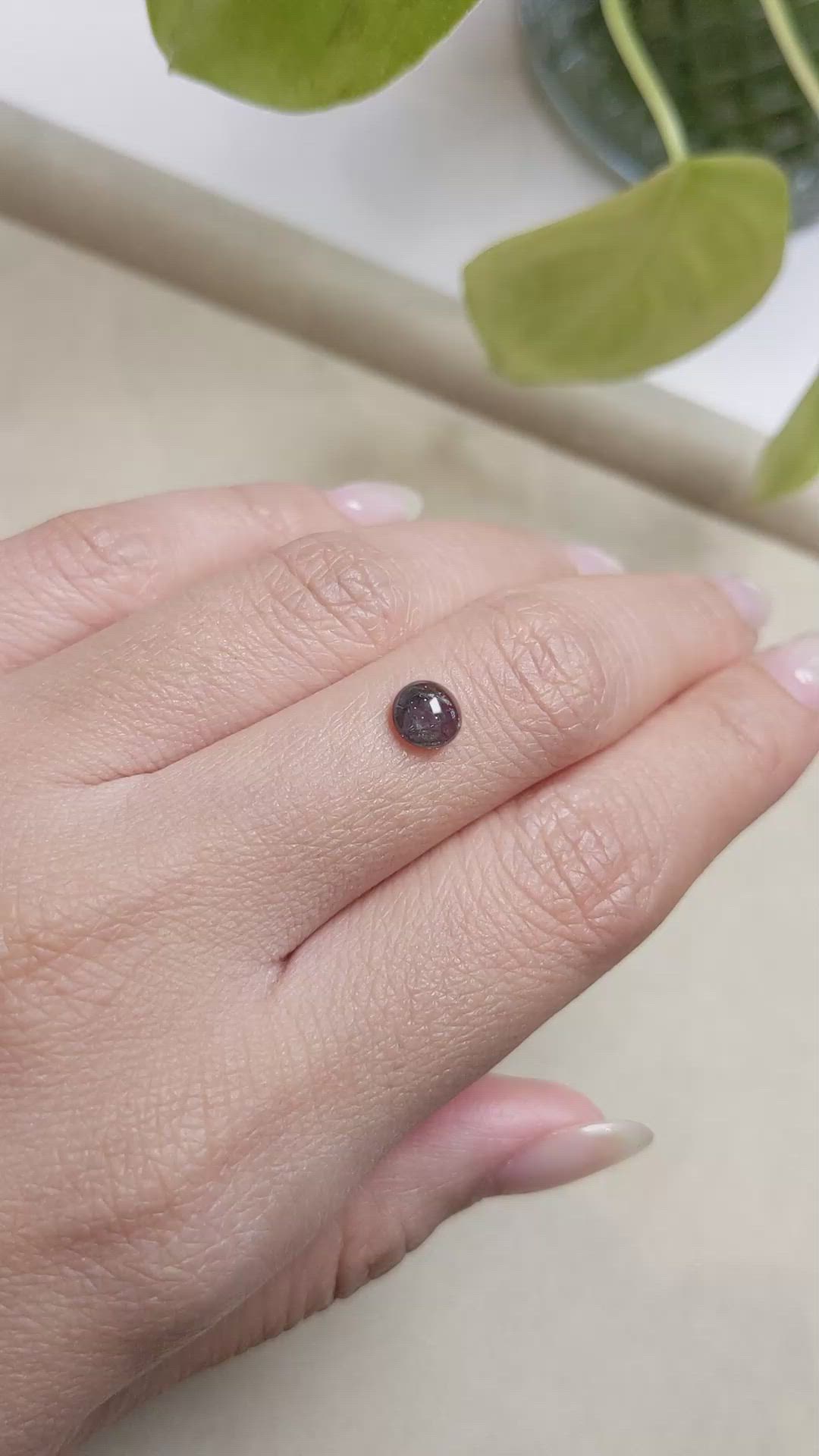 0.92 Ct. Cabochon Alexandrite from Russia Size Video