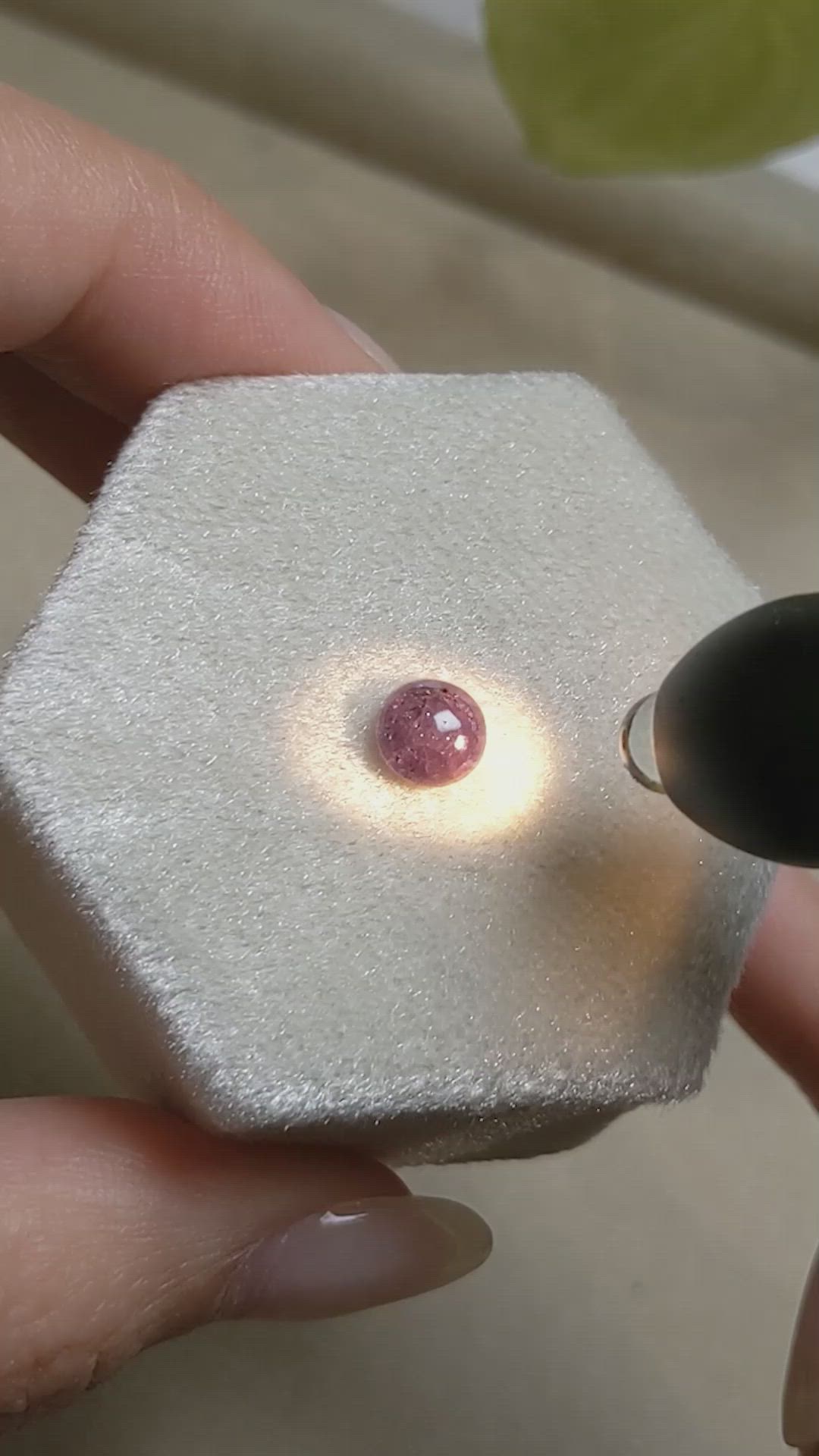 1.00 Ct. Cabochon Alexandrite from Russia Size Video