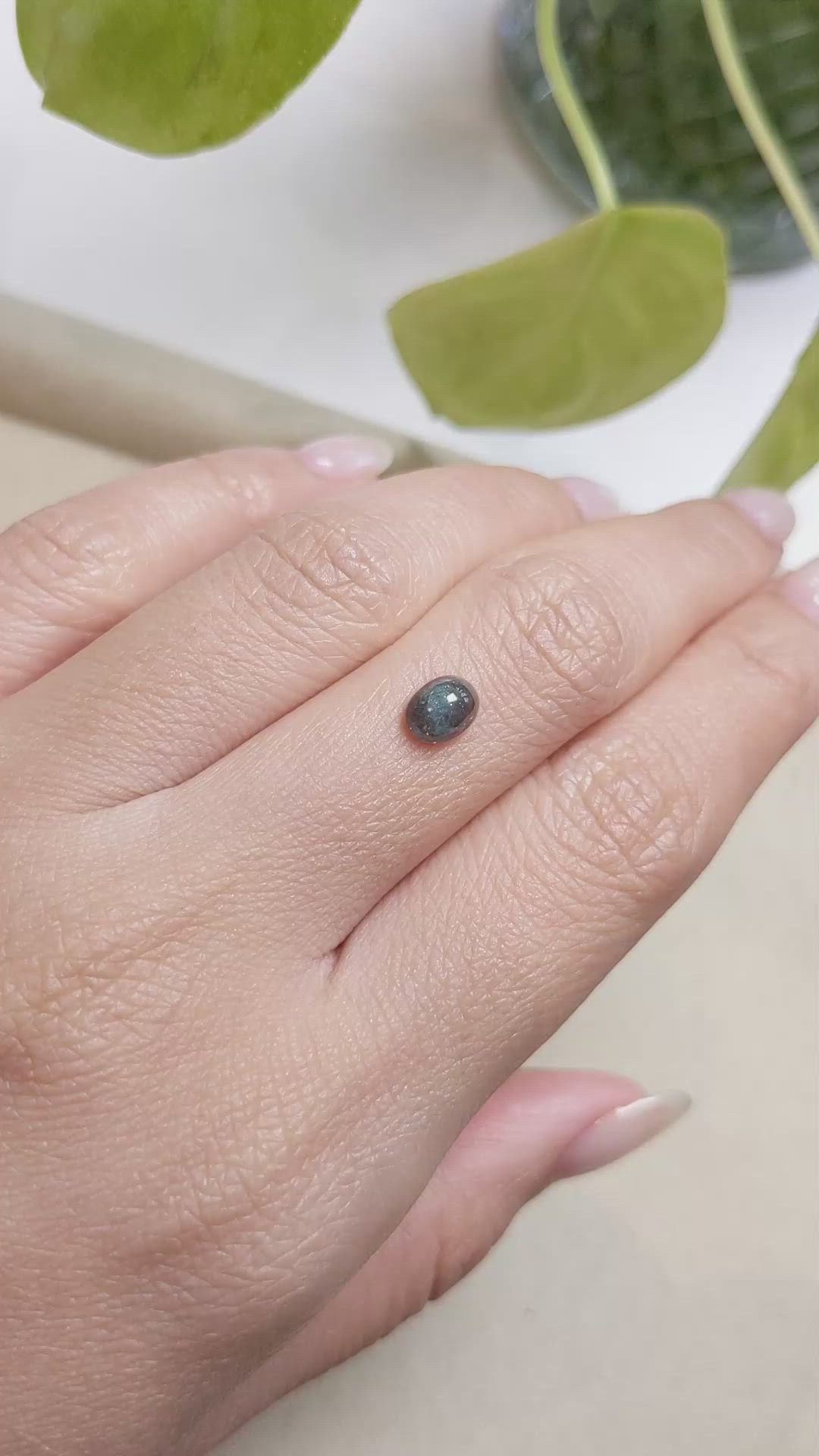 1.03 Ct. Cabochon Alexandrite from Russia Size Video