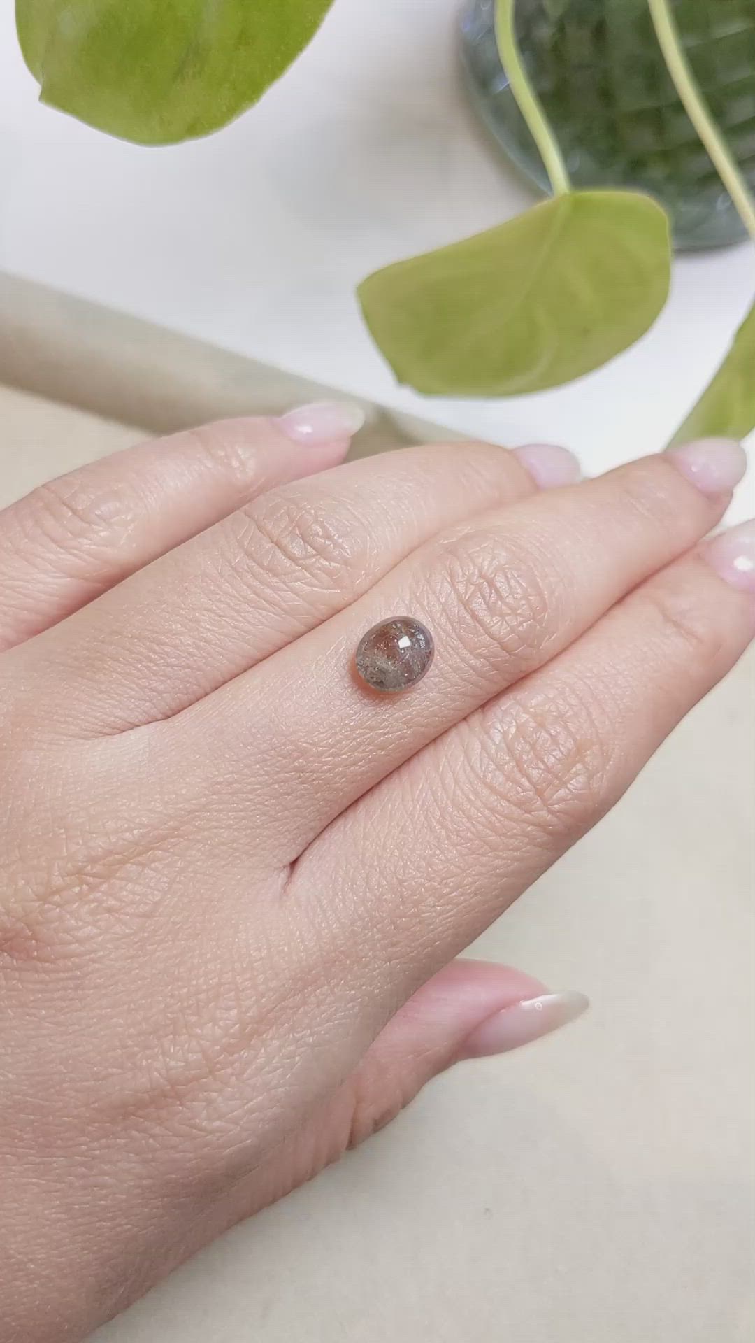2.19 Ct. Cabochon Alexandrite from Russia Size Video
