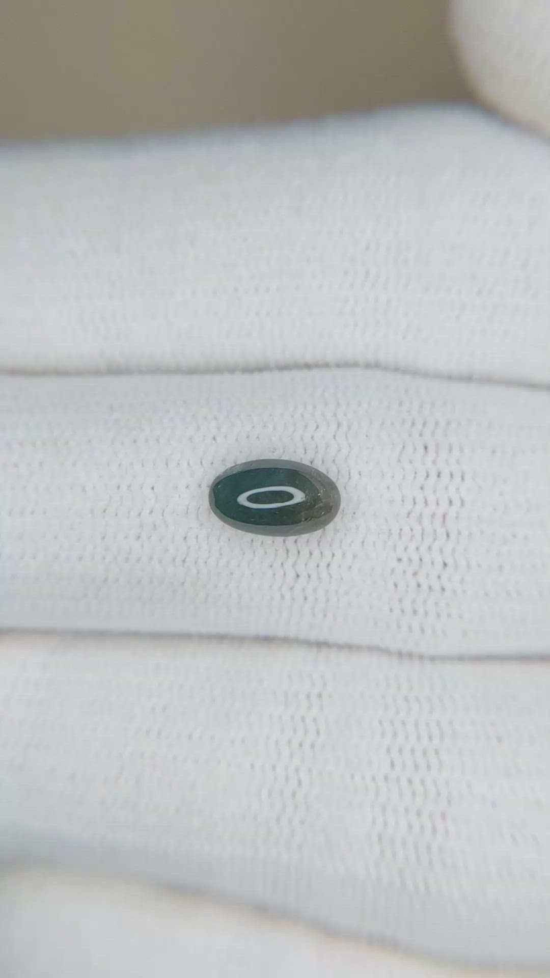 0.83 Ct. Cabochon Alexandrite from Russia Size Video