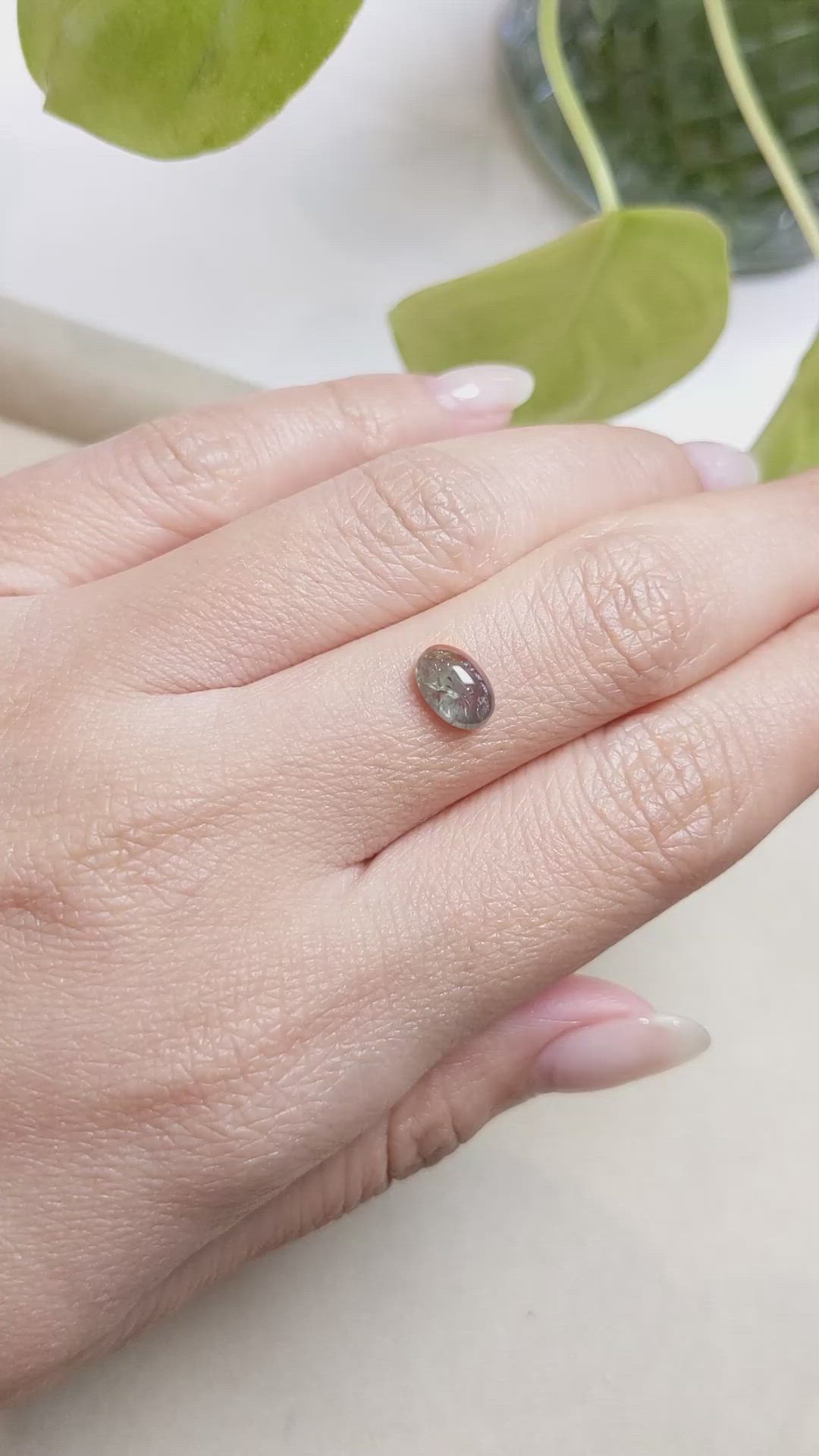 1.30 Ct. Cabochon Alexandrite from Russia Size Video