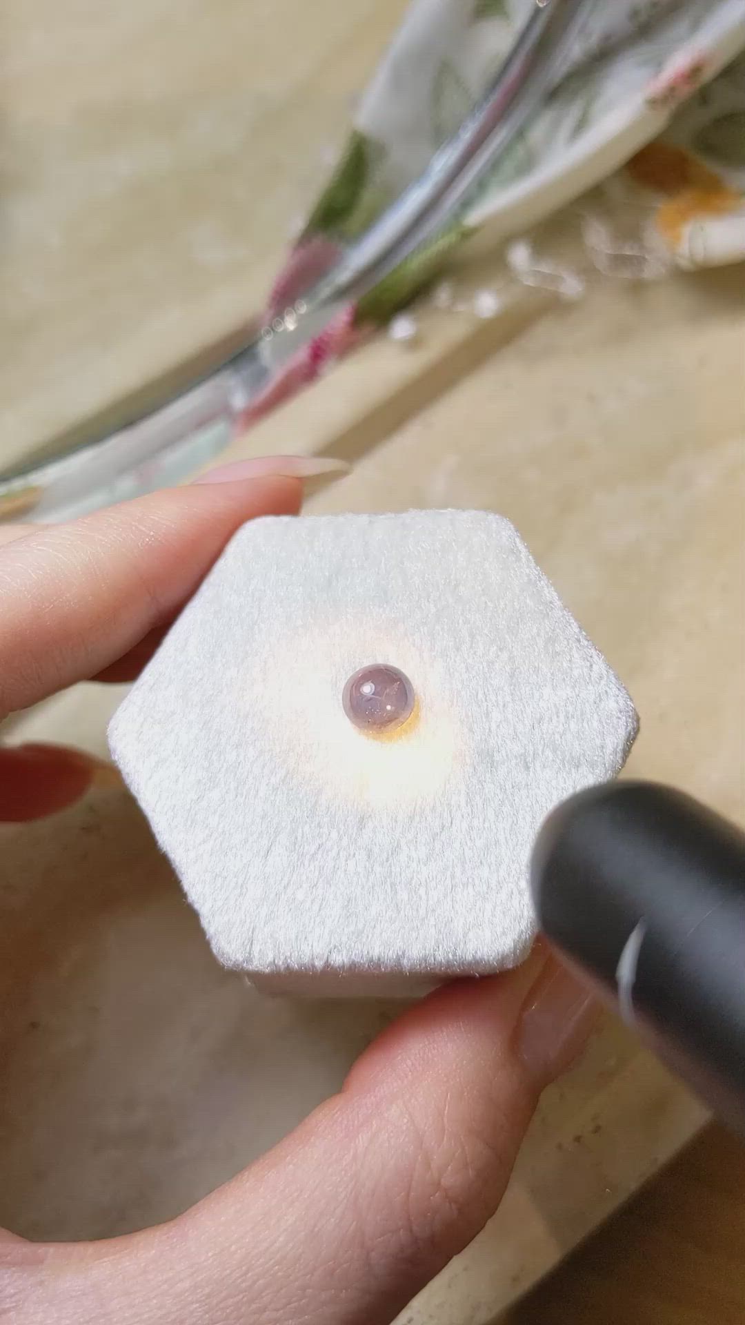 1.44 Ct. Cabochon Alexandrite from Russia Size Video