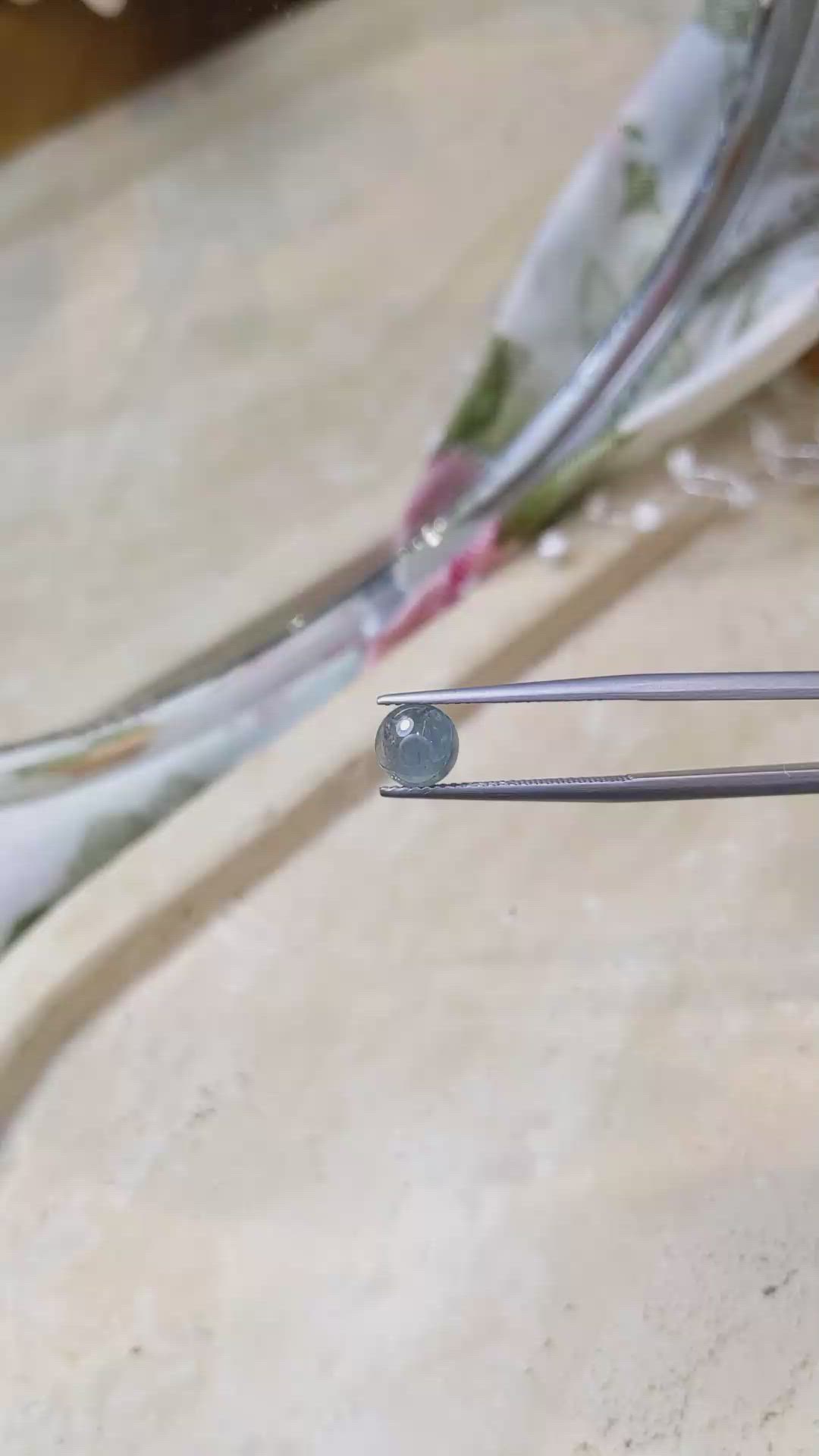 1.44 Ct. Cabochon Alexandrite from Russia Size Video