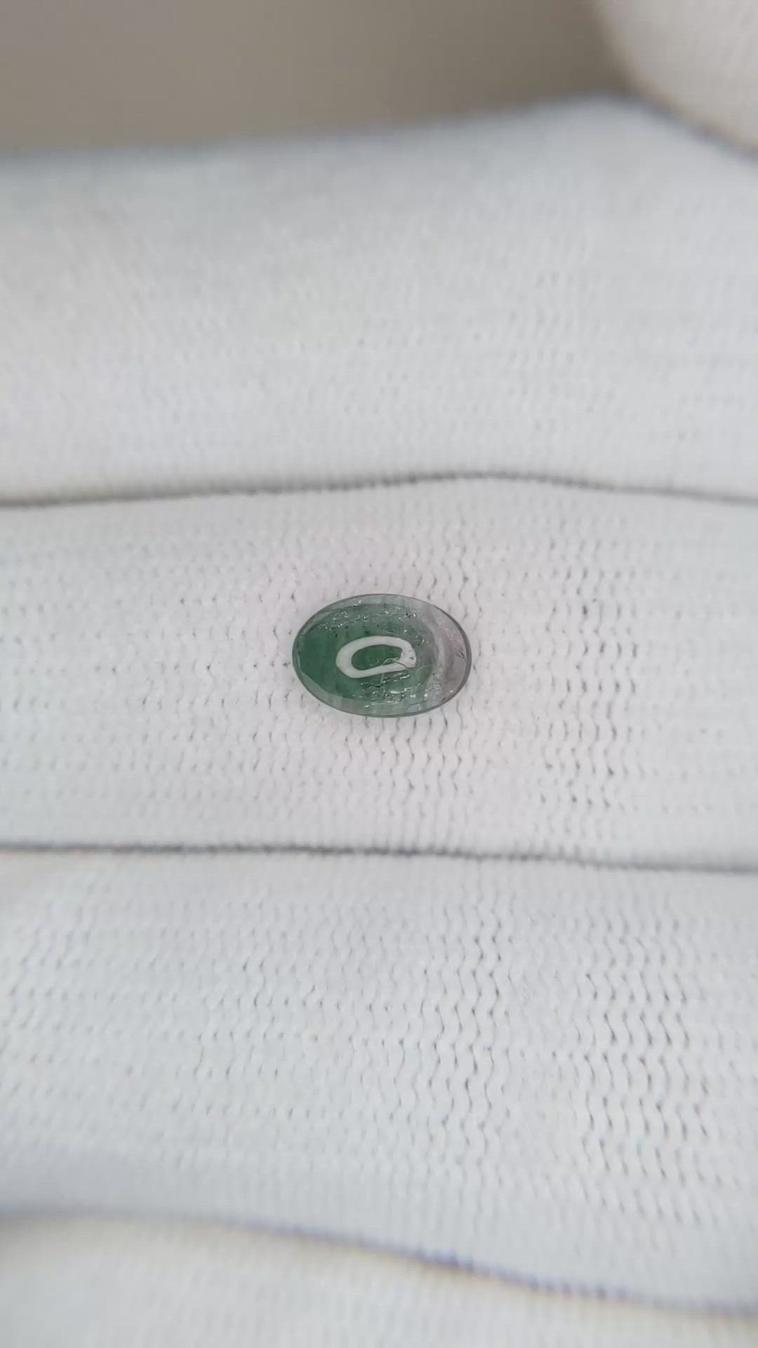0.82 Ct. Cabochon Alexandrite from Russia Size Video