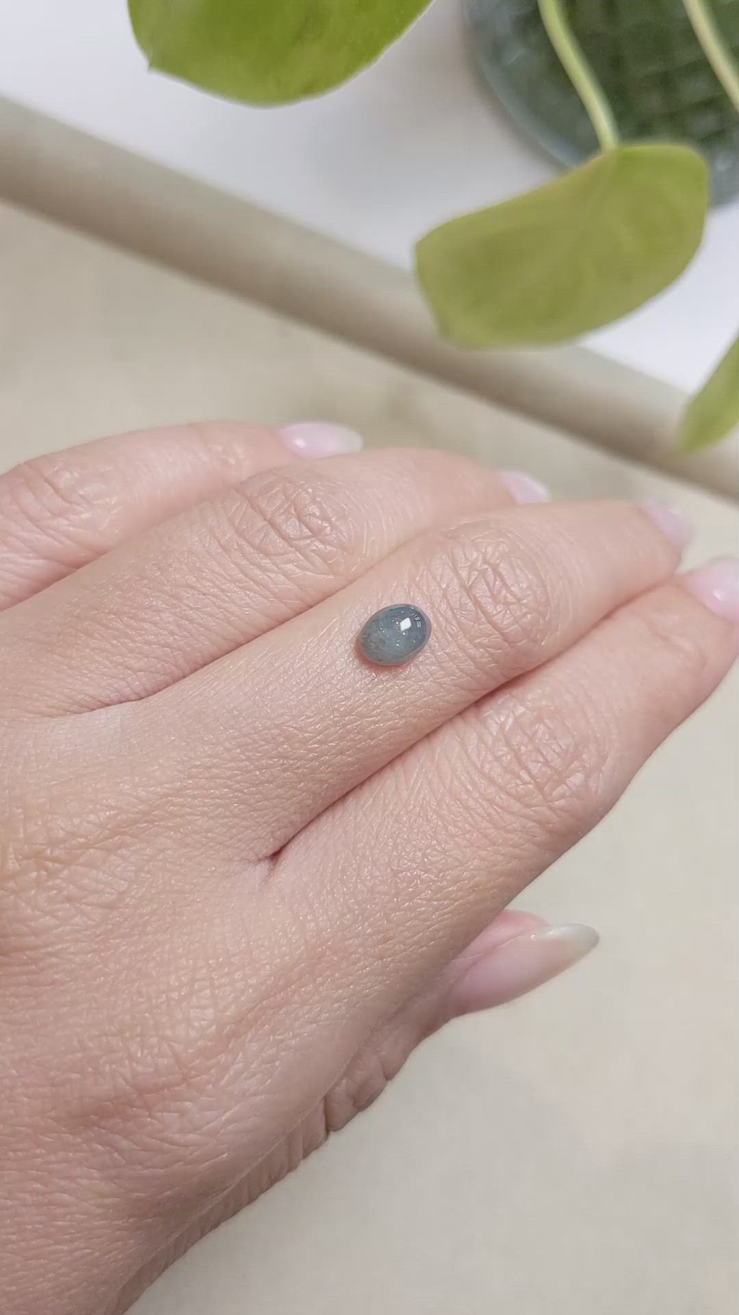 1.12 Ct. Cabochon Alexandrite from Russia Size Video