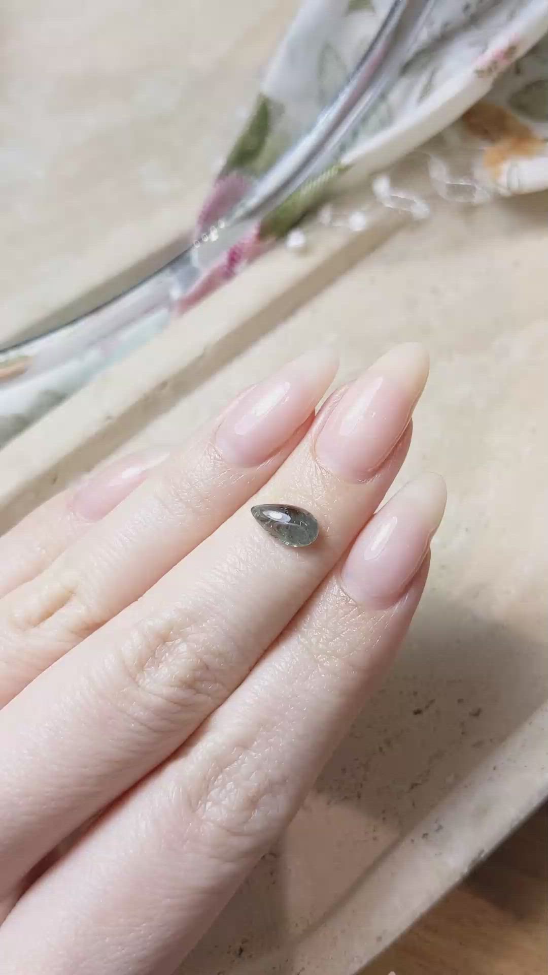 1.30 Ct. Cabochon Alexandrite from Russia Size Video
