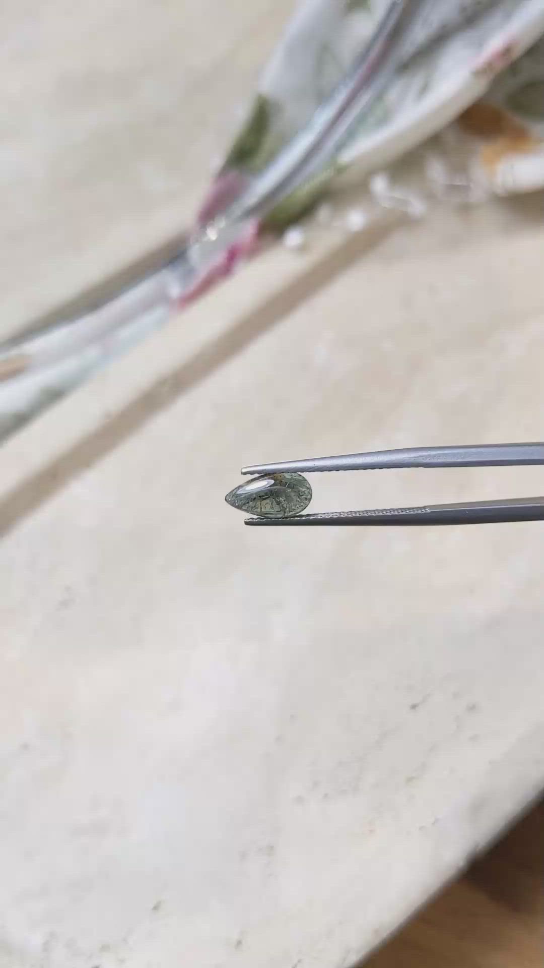 1.30 Ct. Cabochon Alexandrite from Russia Size Video