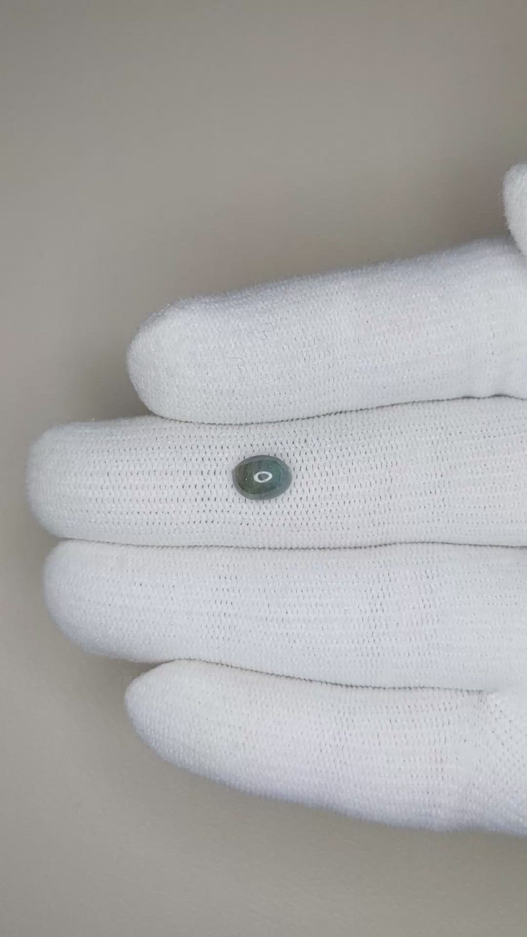 1.08 Ct. Cabochon Alexandrite from Russia Size Video