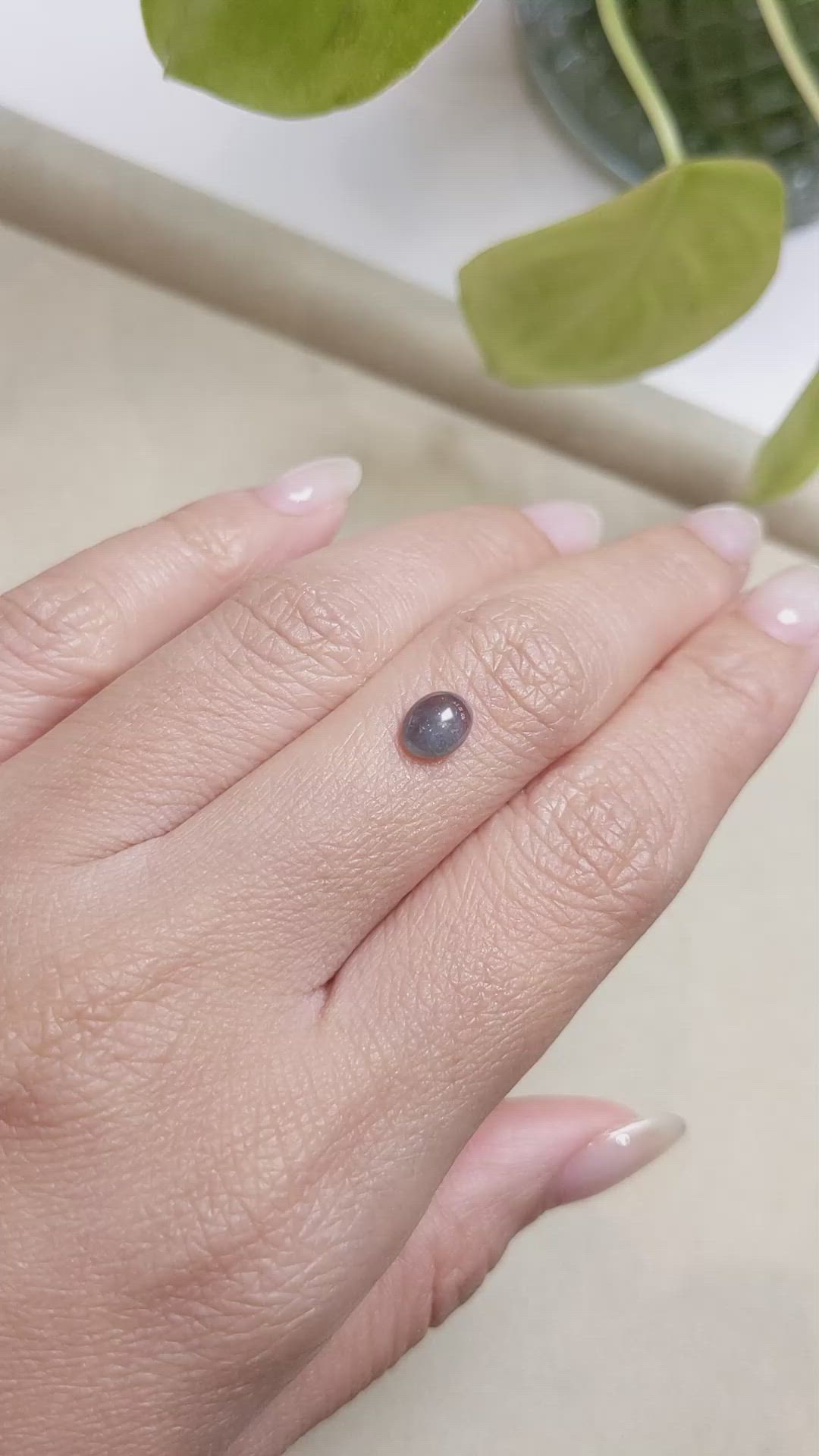 1.08 Ct. Cabochon Alexandrite from Russia Size Video
