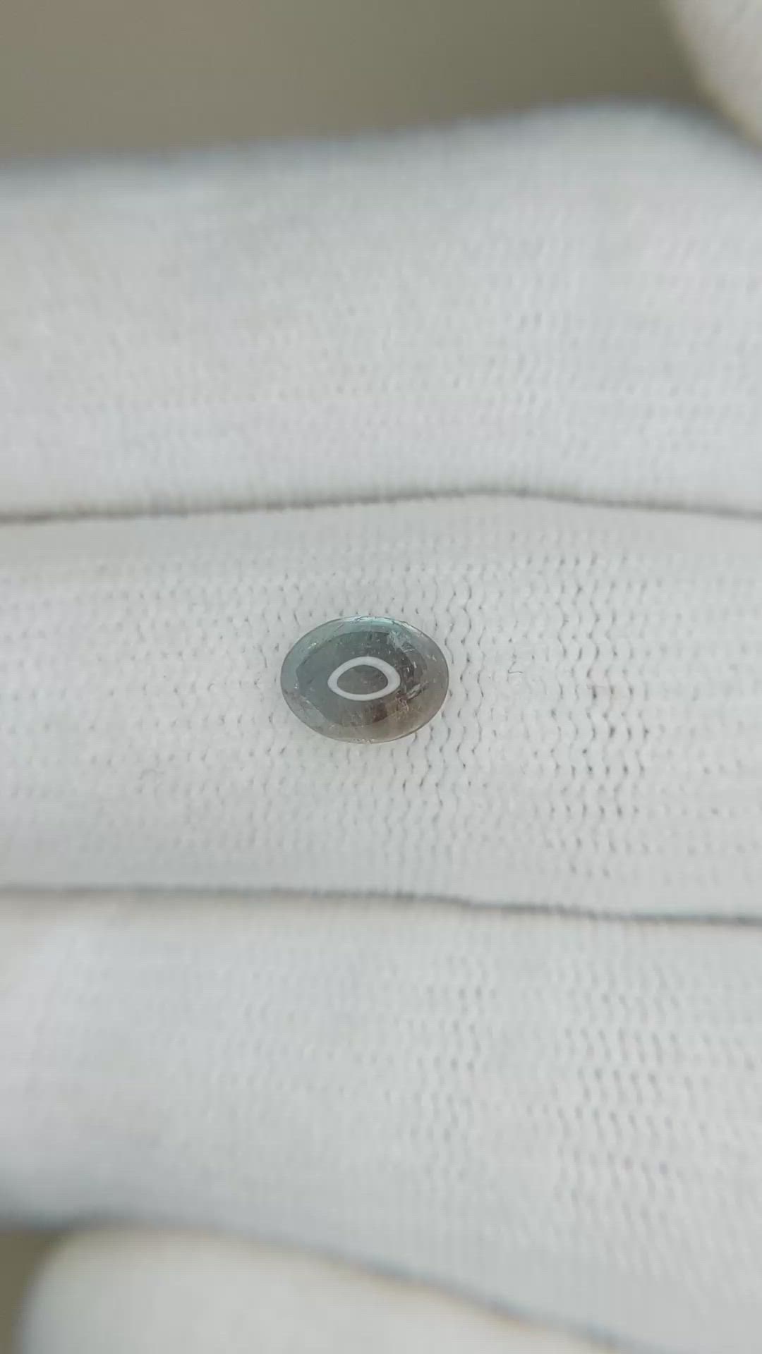 0.97 Ct. Cabochon Alexandrite from Russia Size Video